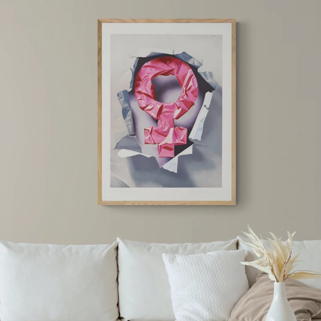 Yrjö Edelmann - Female Power Wrapped In Pink
