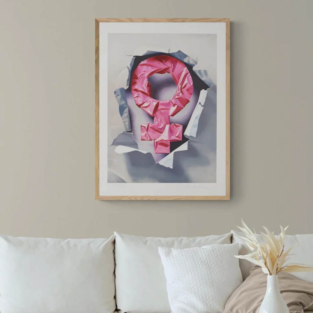 Yrjö Edelmann - Female Power Wrapped In Pink