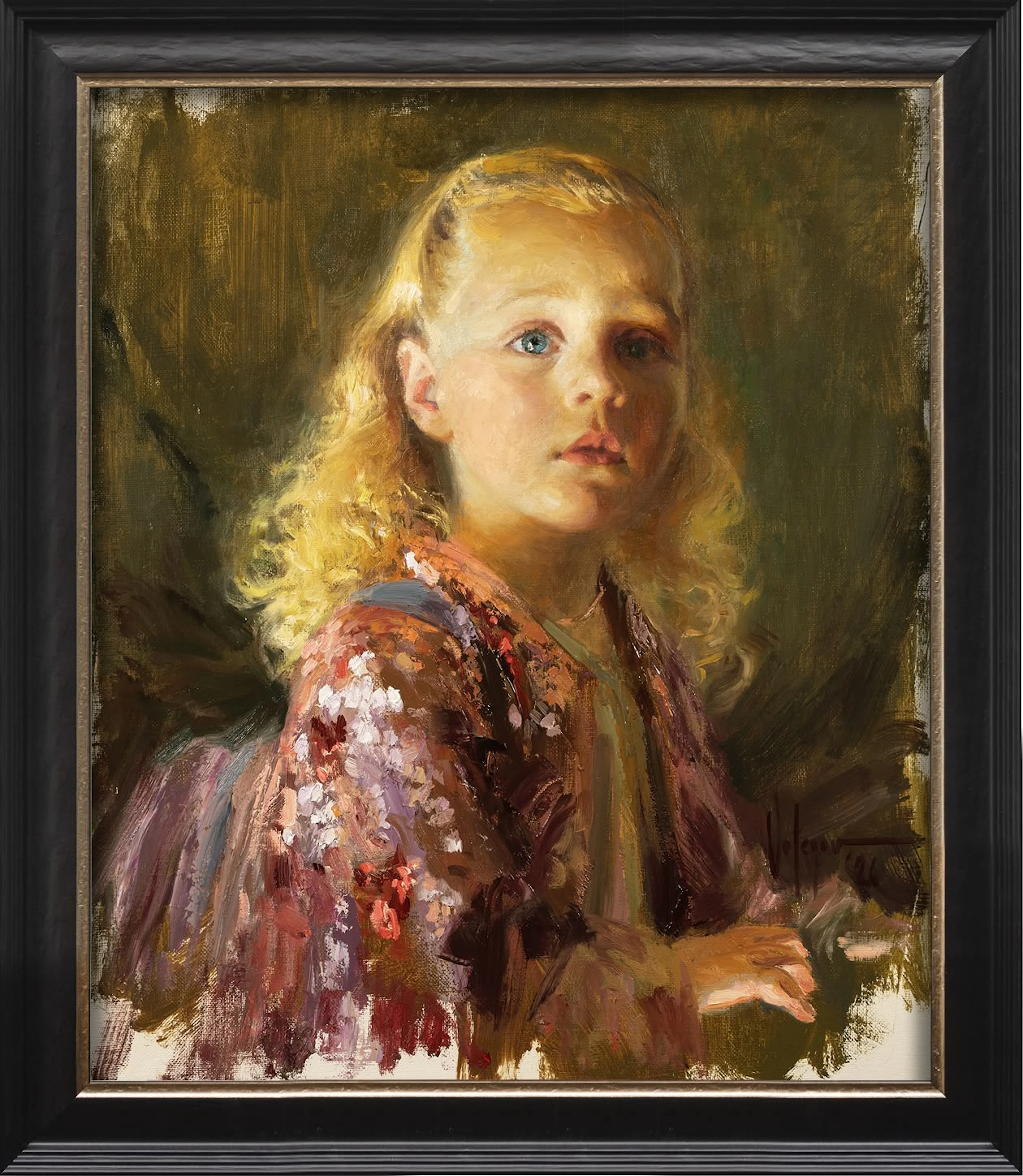 Vladimir Volegov - Portrait of a Girl in Pink