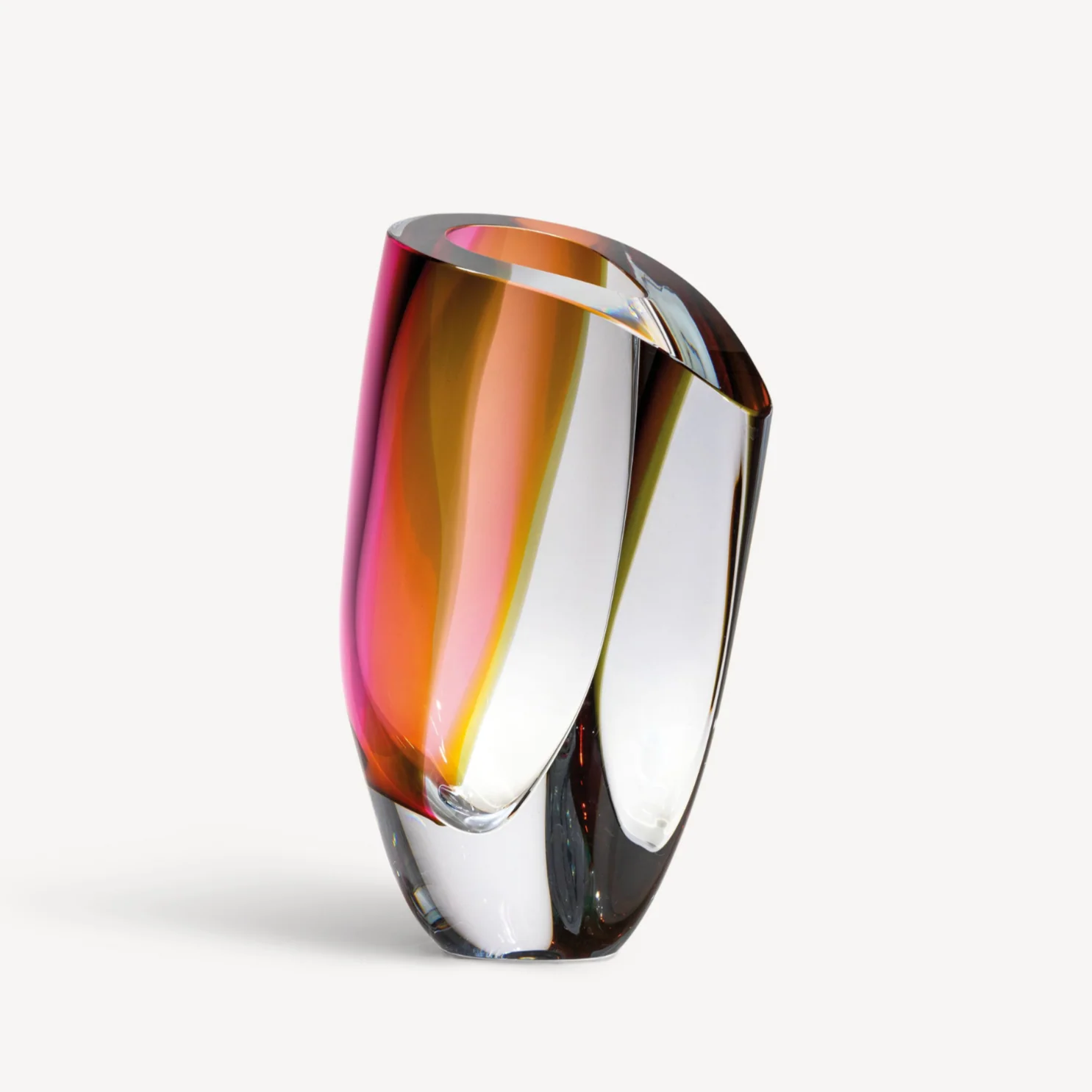Göran Wärff - Mirage: XL Vase Grey/Red