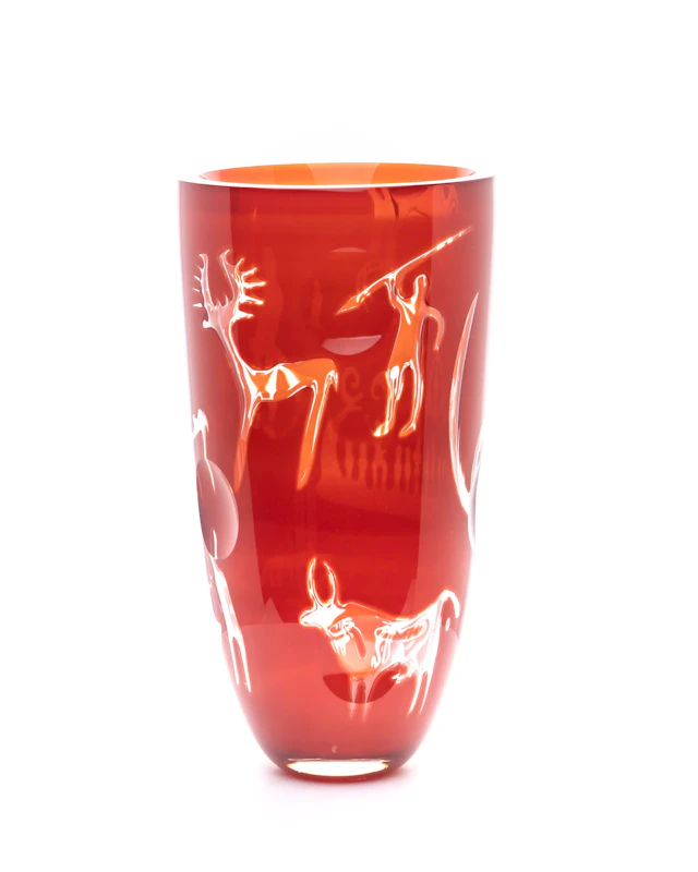 Micke Johansson - Stone Carving (Red)