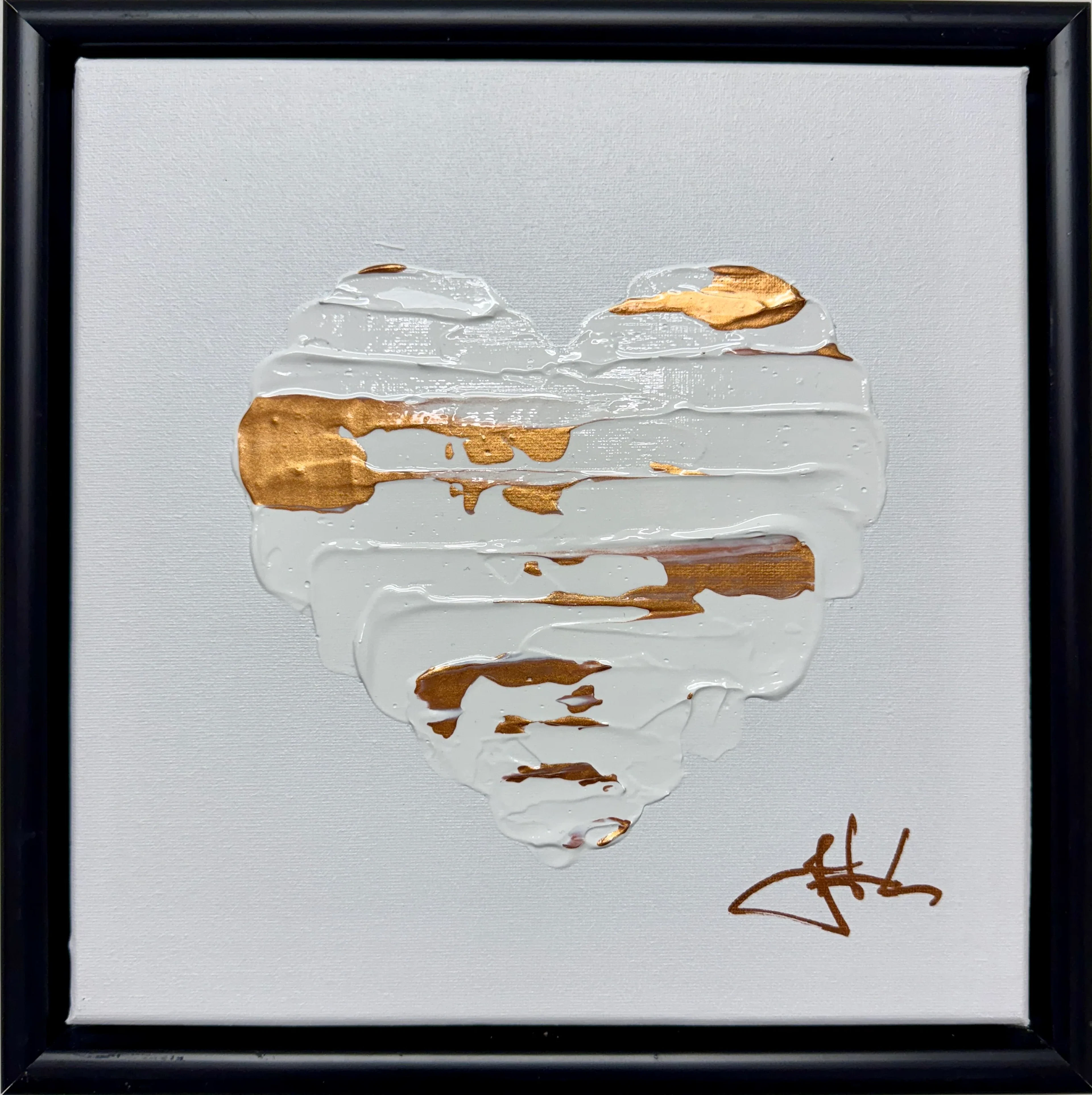 Jonas Sörensson - Gold on White Heart