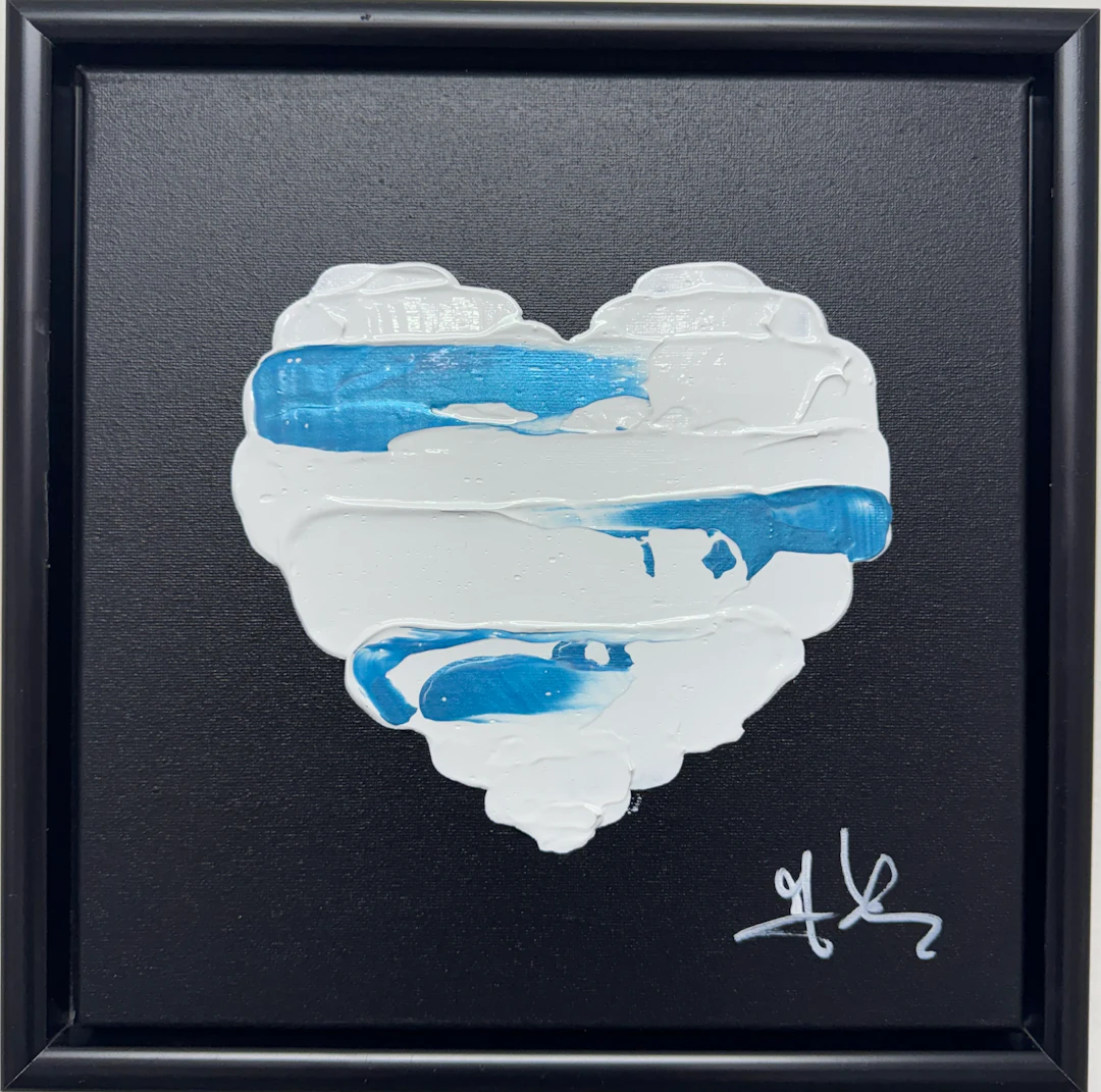 Jonas Sörensson - Blue Heart on Black