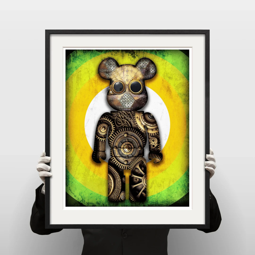 Lars Tunebo - Steampunk Robot Yellowish