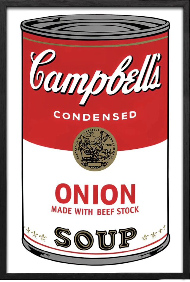 Andy Warhol - Campbell's Onion soup