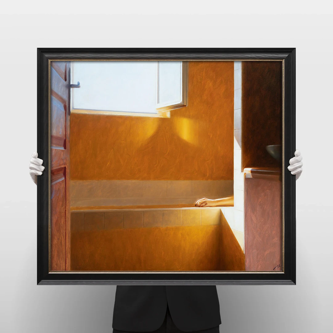 Nick Alm - Yellow Bathroom II