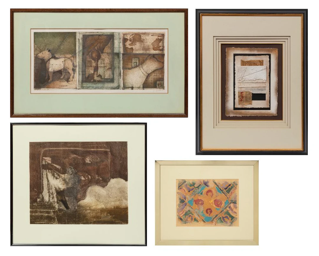 Alan Gerson and Three American School Works on Paper