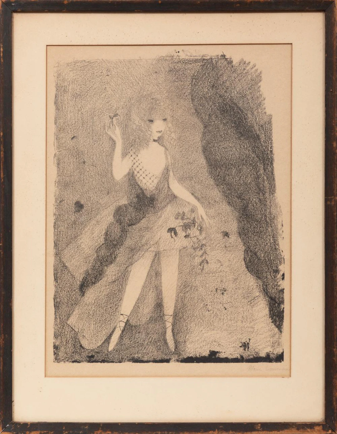 Marie Laurencin, Danseuse aux Fleurs, 1921, lithograph