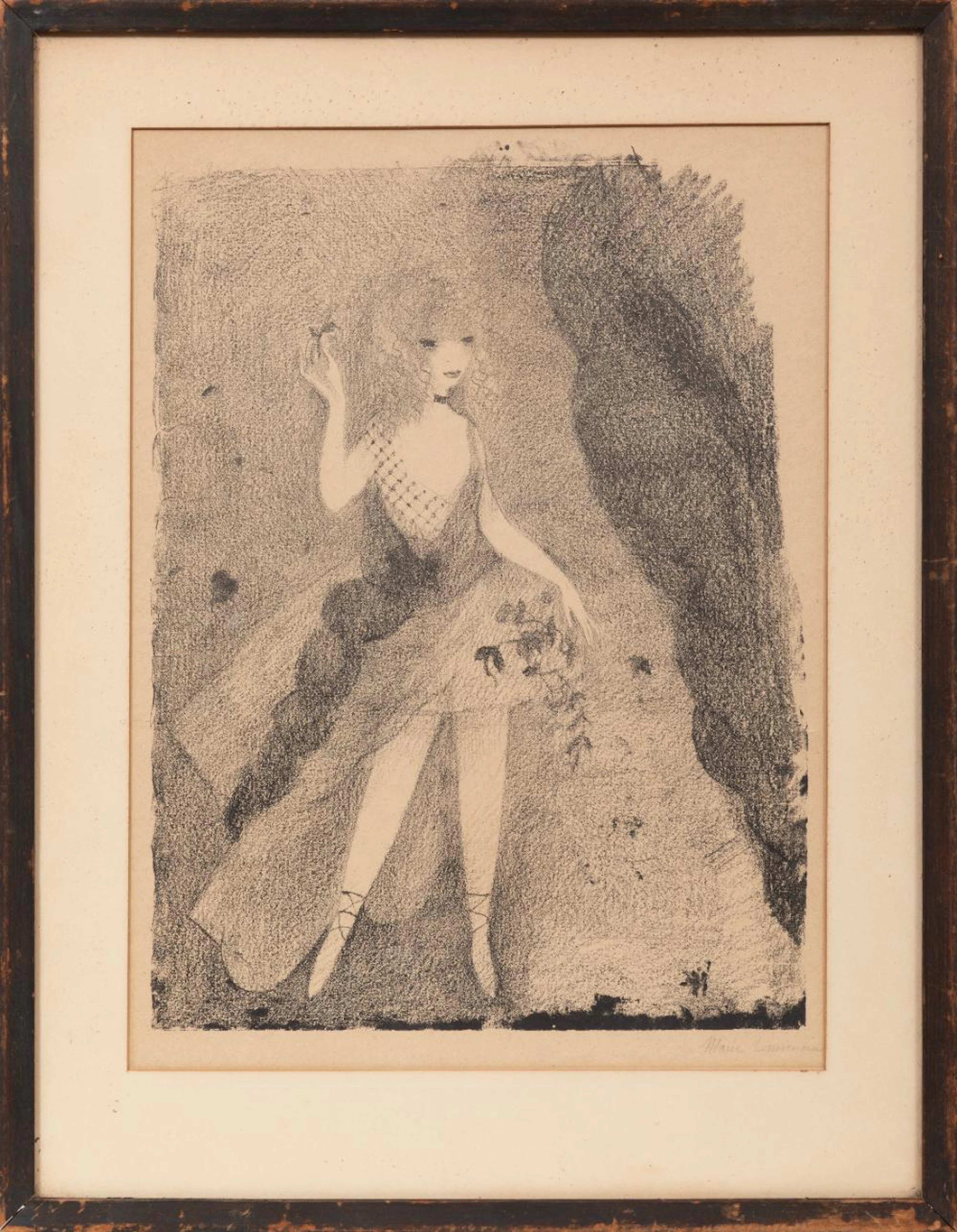 Marie Laurencin, Danseuse aux Fleurs, 1921, lithograph