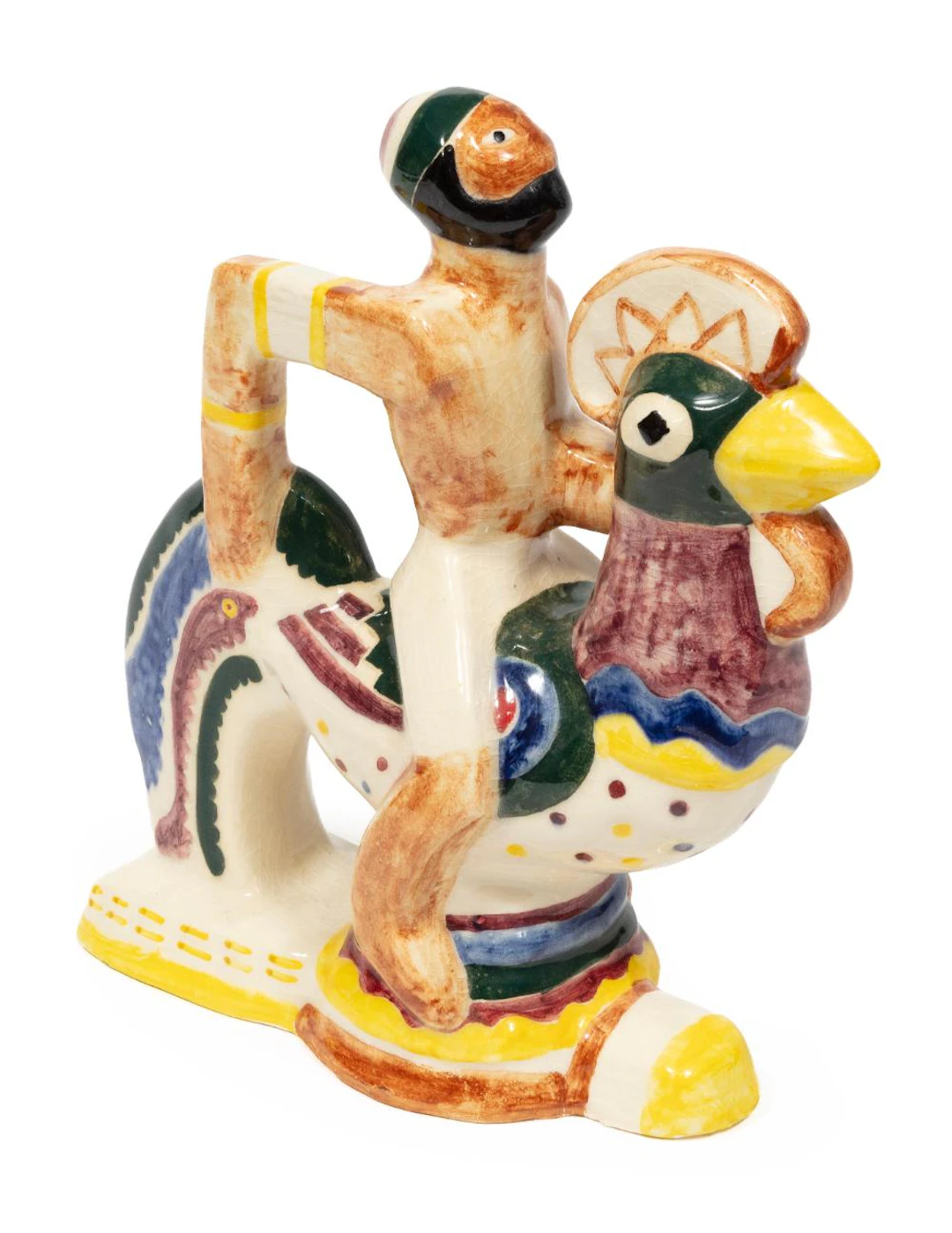 Shearwater Art Pottery "Sinbad and Roc" Fairytale Grouping