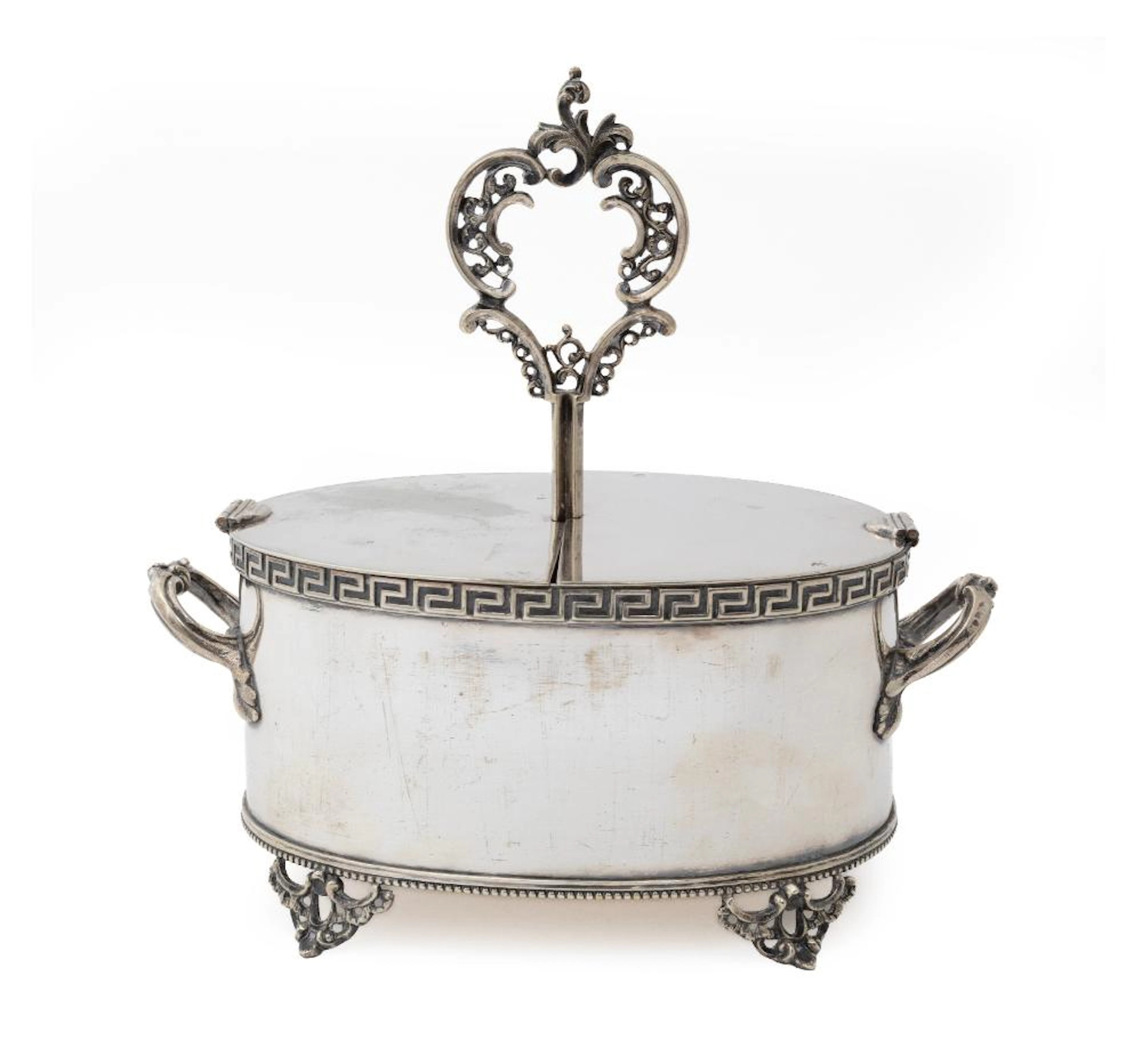 Antique Silverplate Egg Cooker