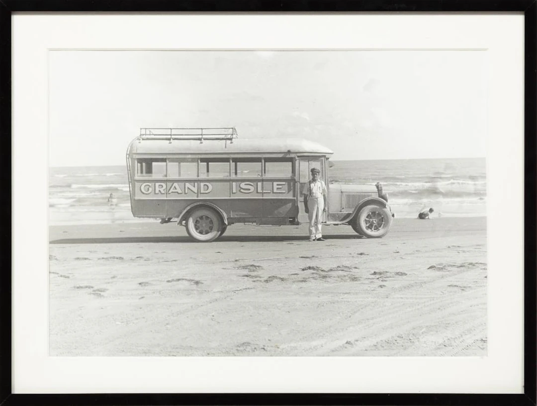 After Fonville Winans, Grand Isle Bus, reproduction photographic print