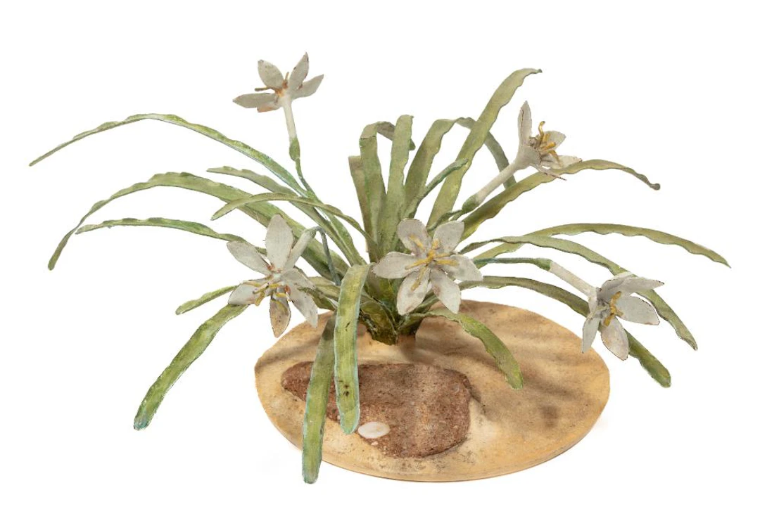 Joey Bonhage, Star of Bethlehem, 1979 painted copper and mixed media sculpture