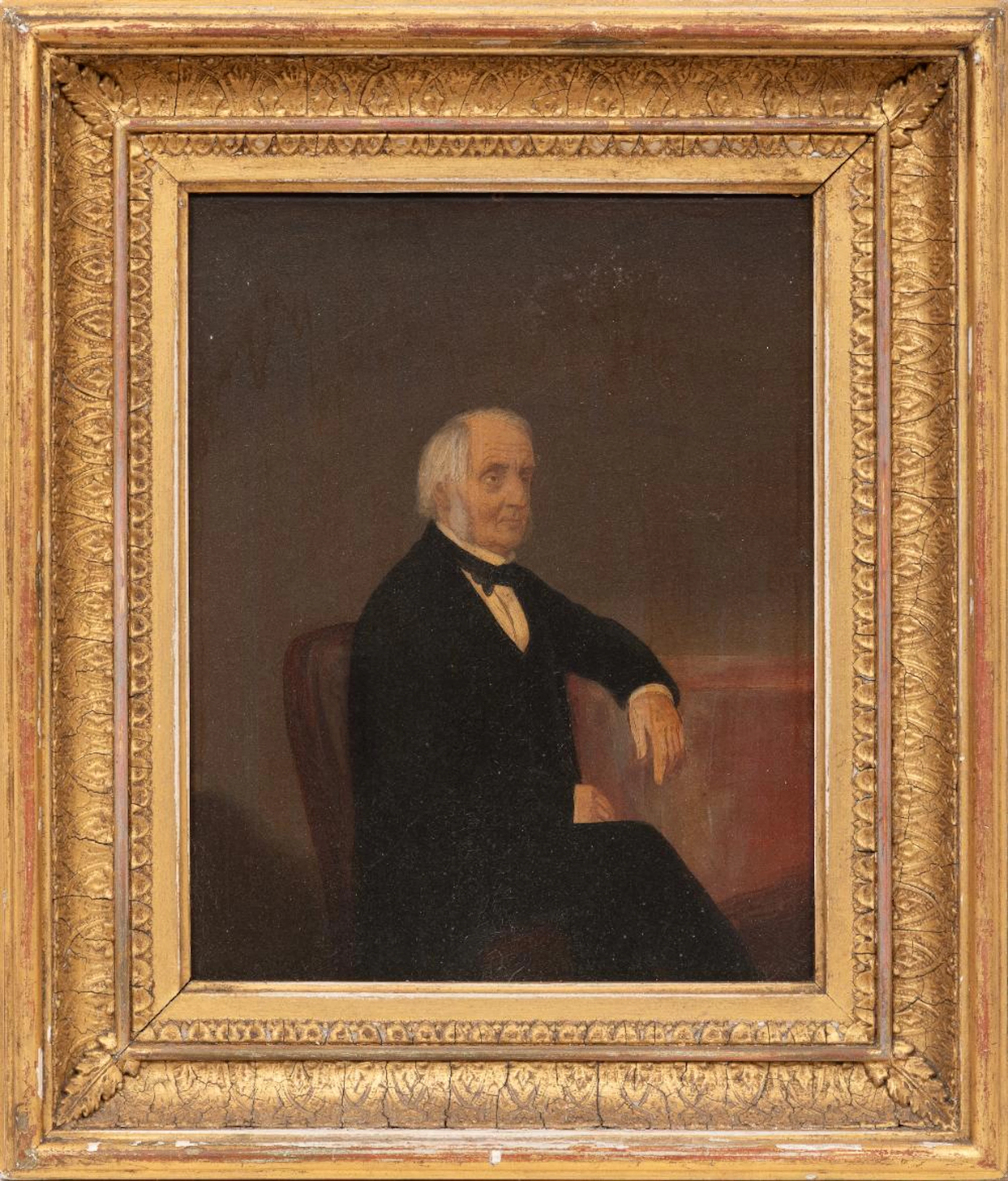 British School, 19th c., Mr. Mudford, oil on board