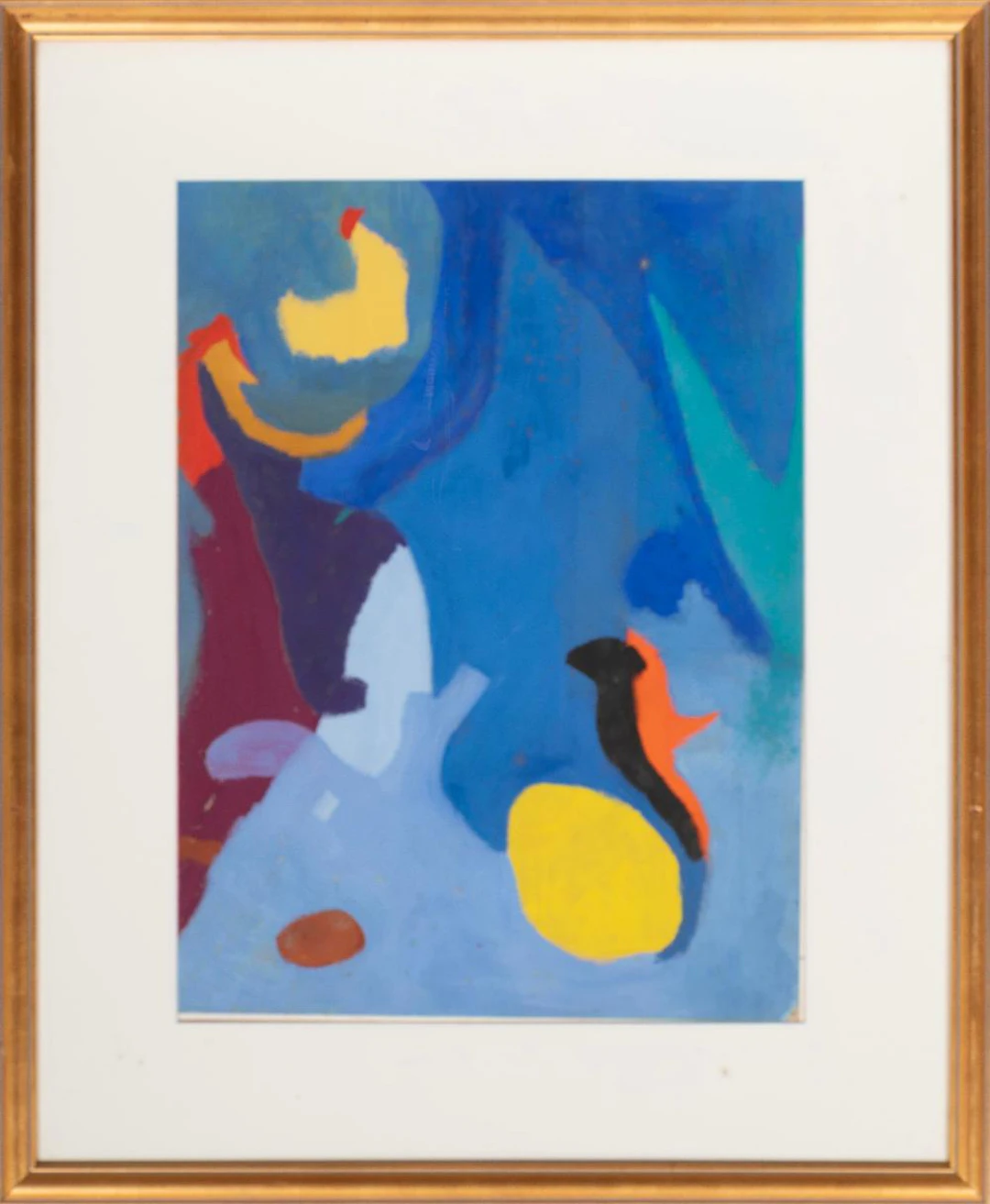 American School, 20th c., Abstract Composition, acrylic on board