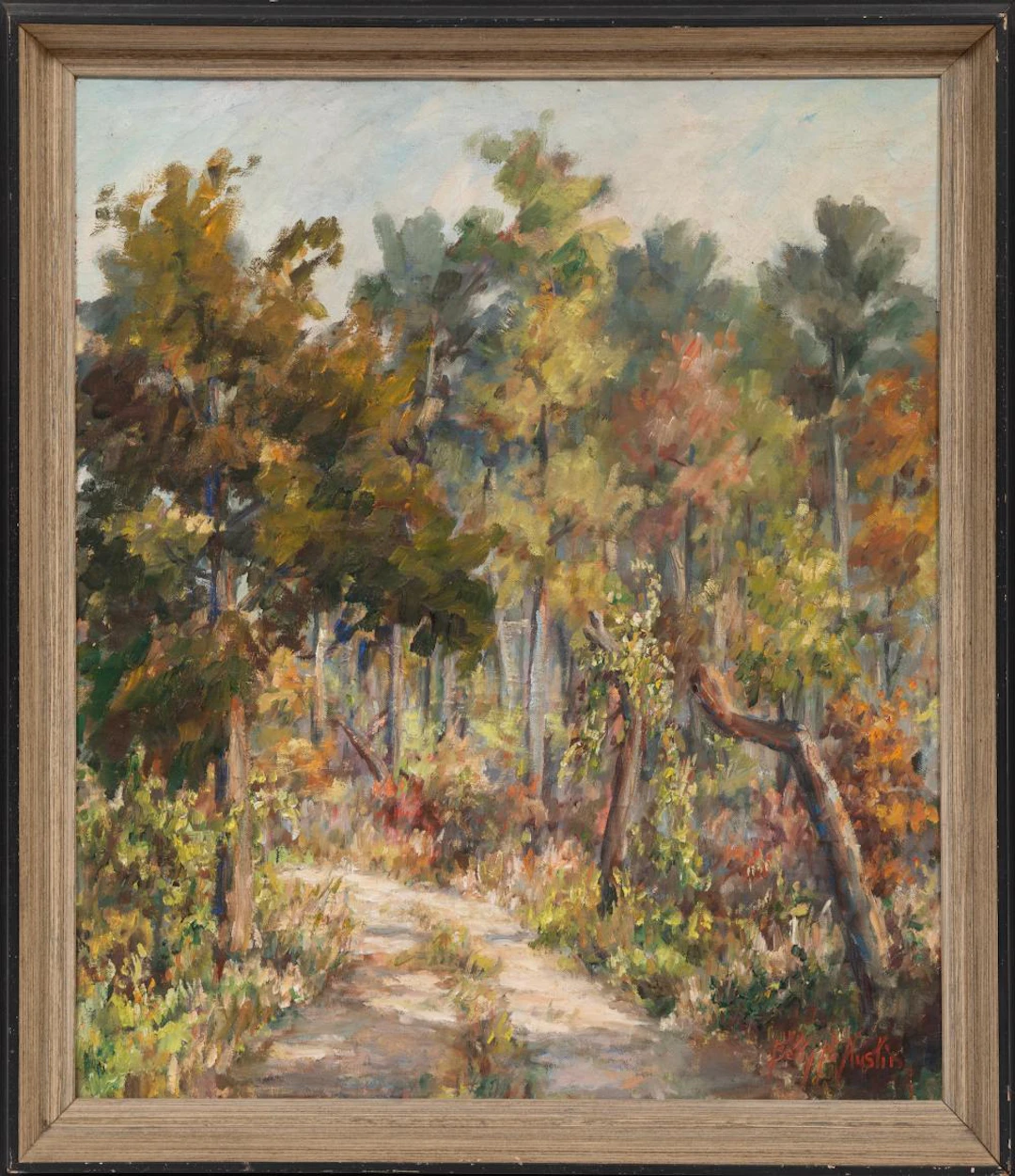Betty H. Austin, Alabama Landscape, oil on canvas