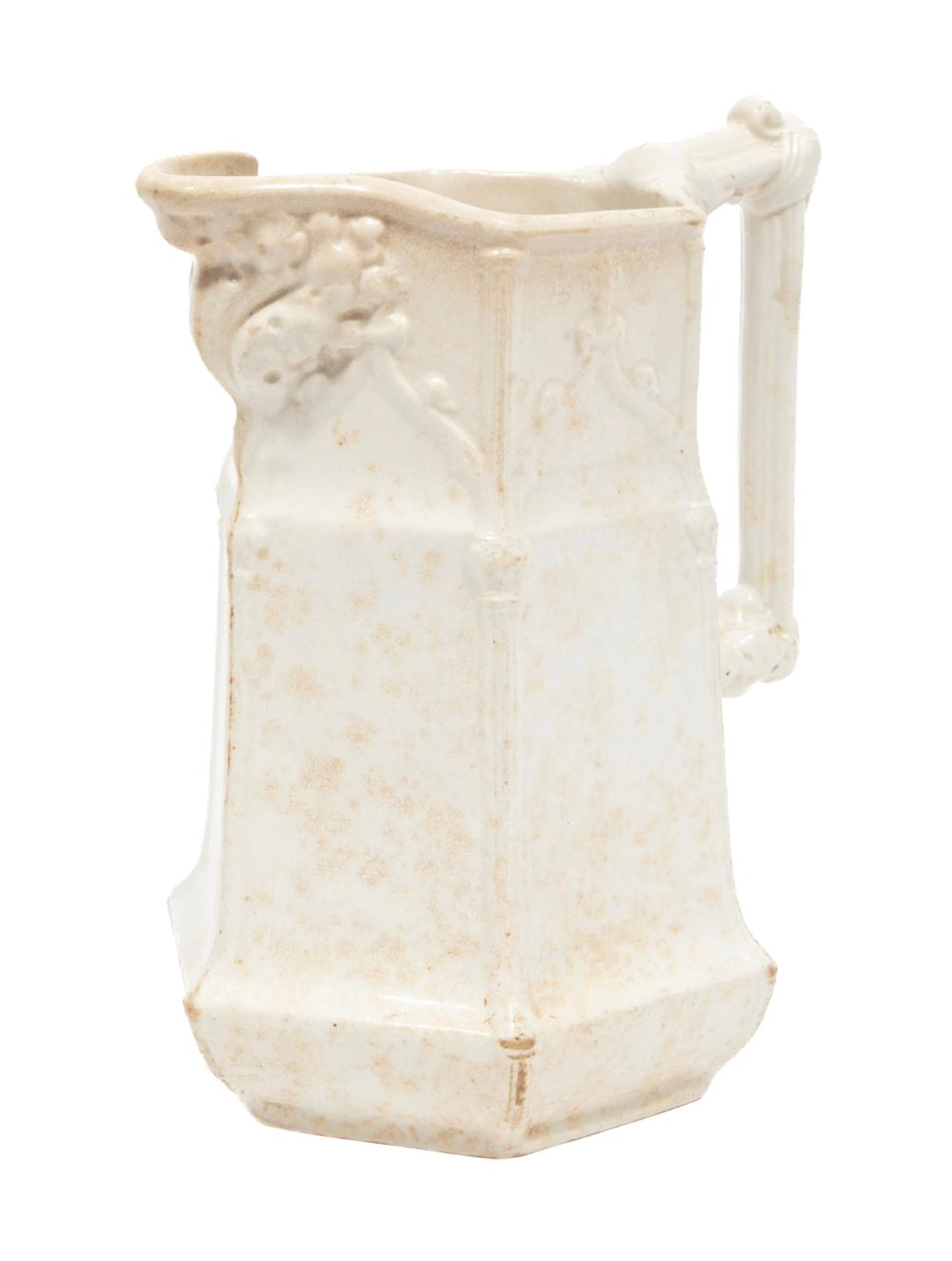 Jacop Petit Bacchanalian Bisque Porcelain Pitcher