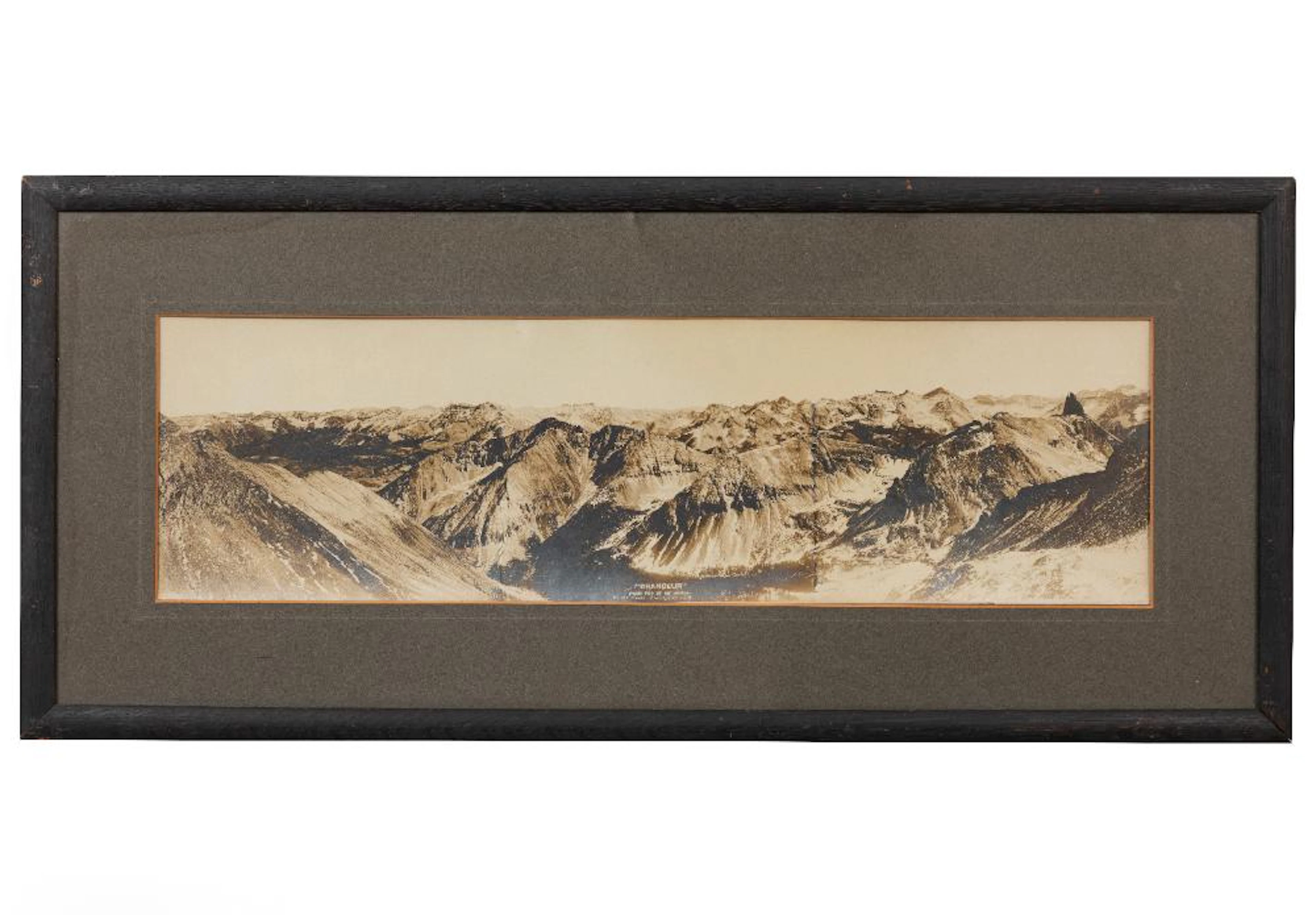 Antique Panoramic Photograph of Mt. Wilson, California