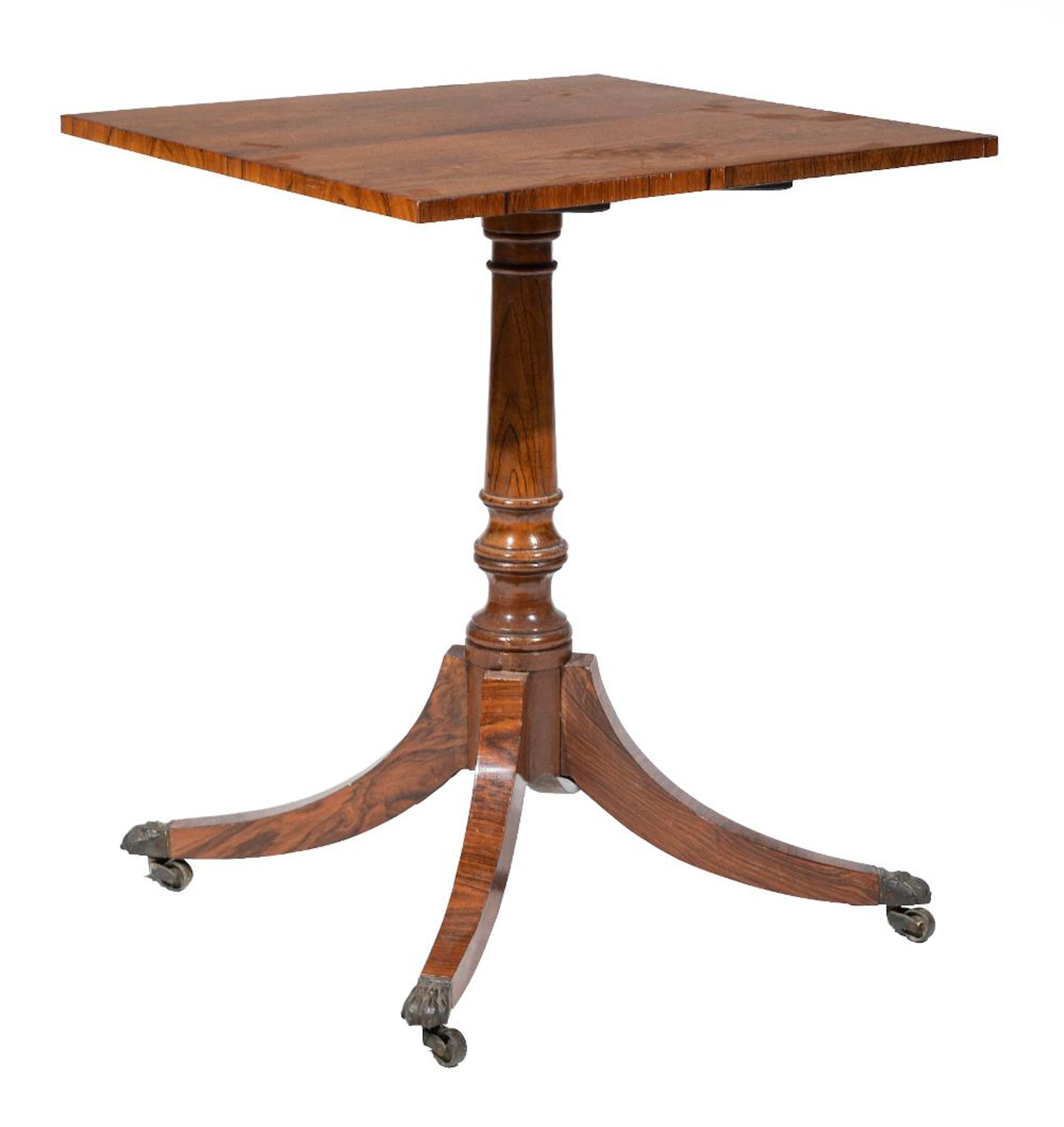 Regency Rosewood and Rosewood Grained Candle Stand