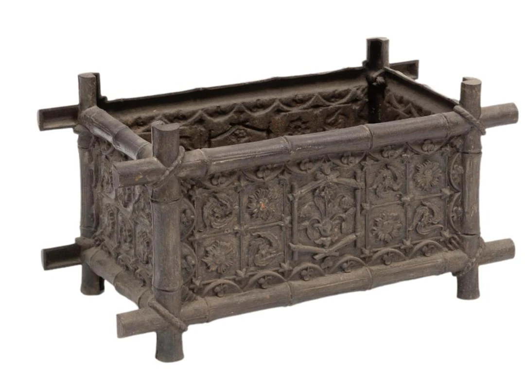 Antique Cast Iron Planter
