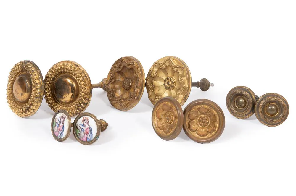 Ten Antique Victorian Tiebacks