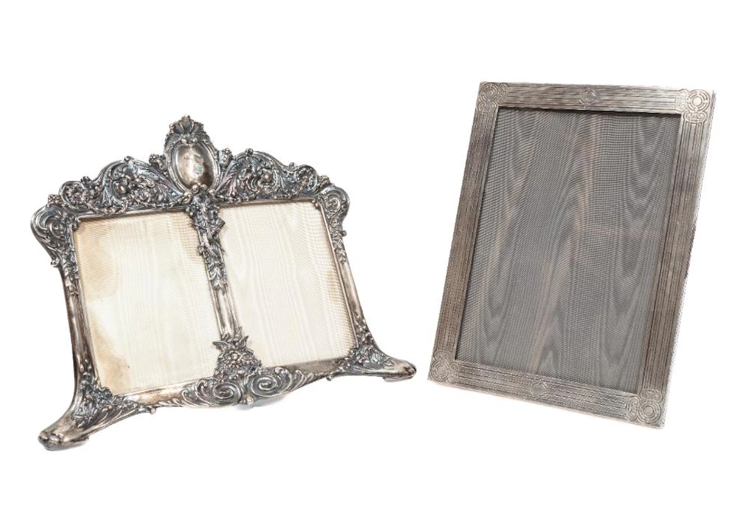 Two Tiffany & Co. Makers Sterling Silver Picture Frames