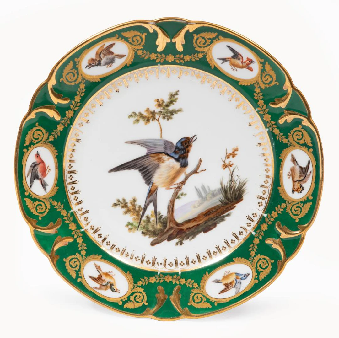 Schoelcher Paris Porcelain Cabinet Plate