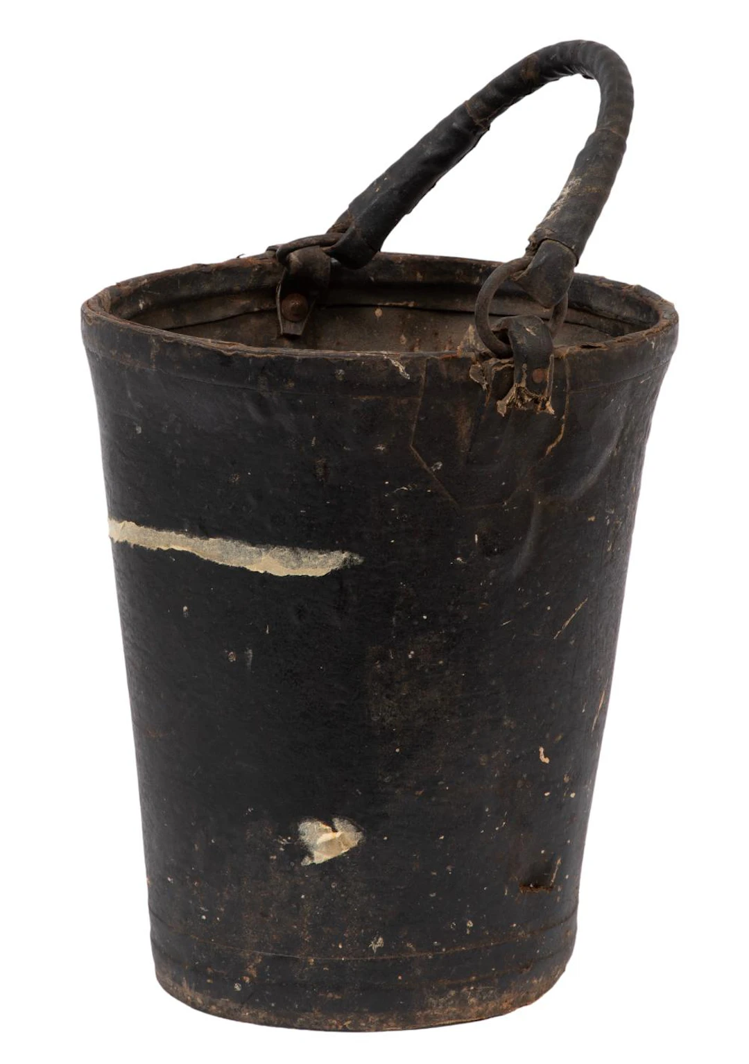 Antique American Leather Fire Bucket