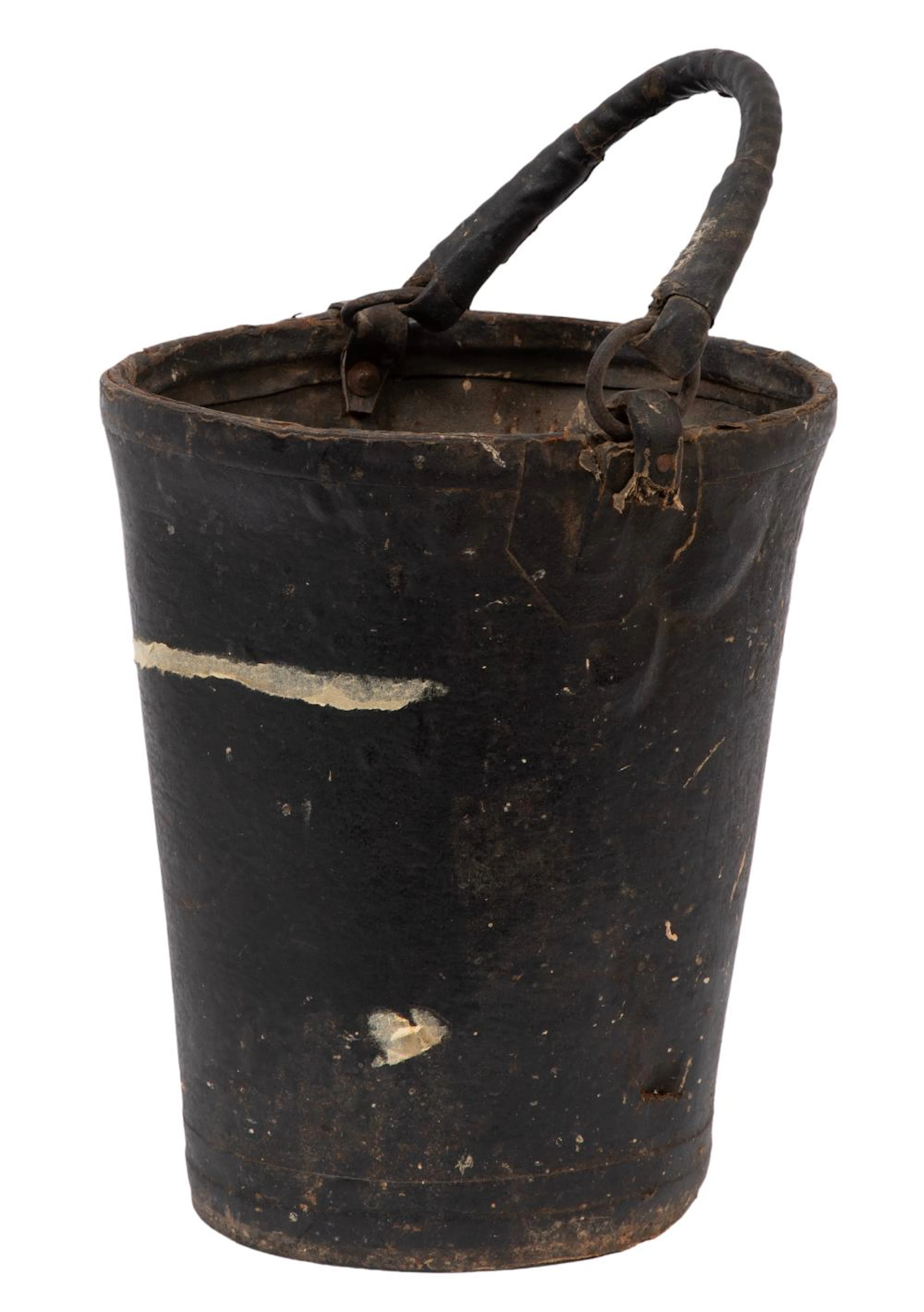 Antique American Leather Fire Bucket