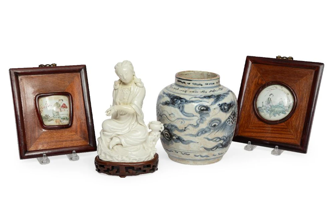 Collection of Antique Chinese Porcelain Items