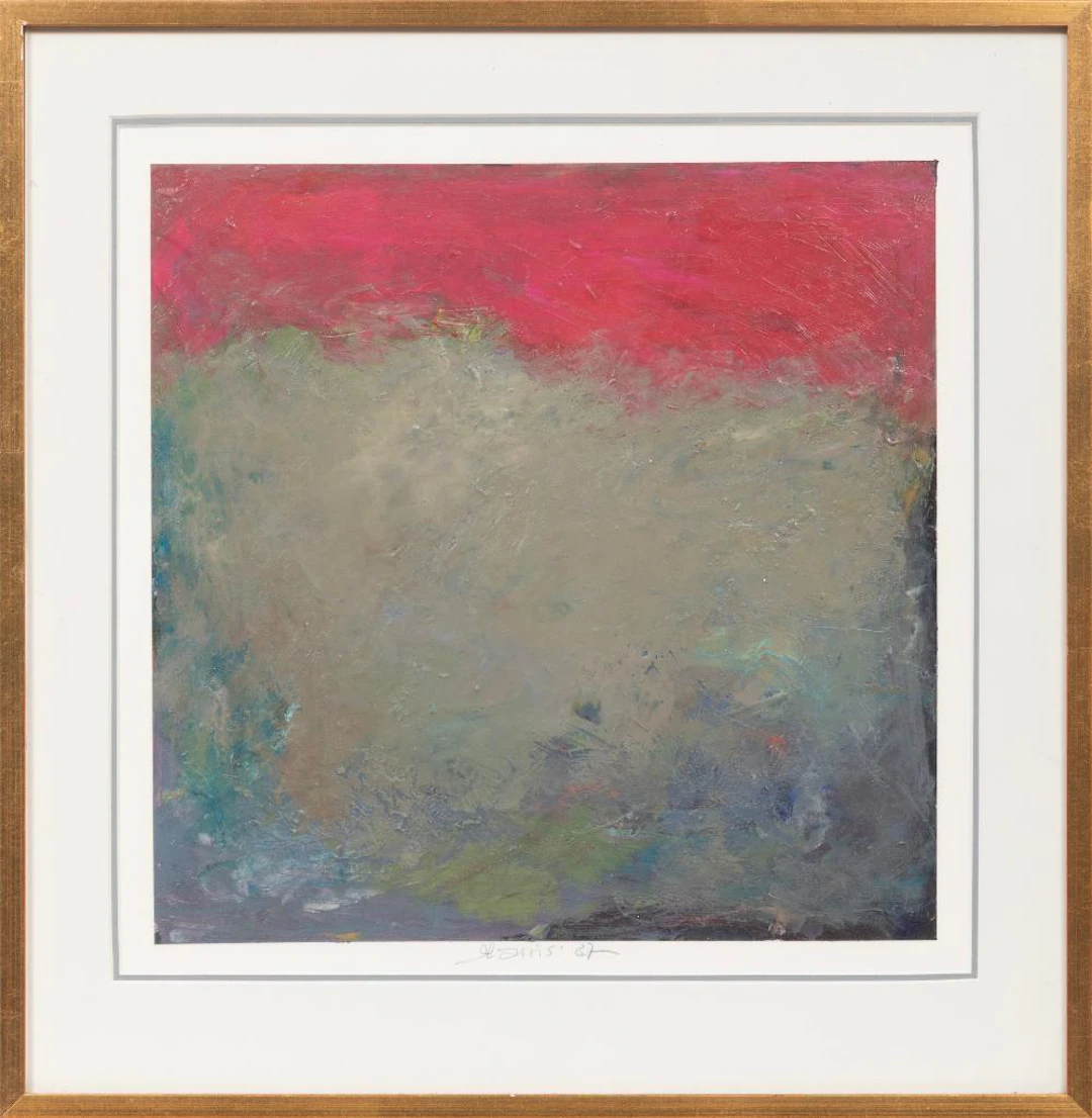 Harvey Sherman Harris, Study, 1987, oil on paper laid on board