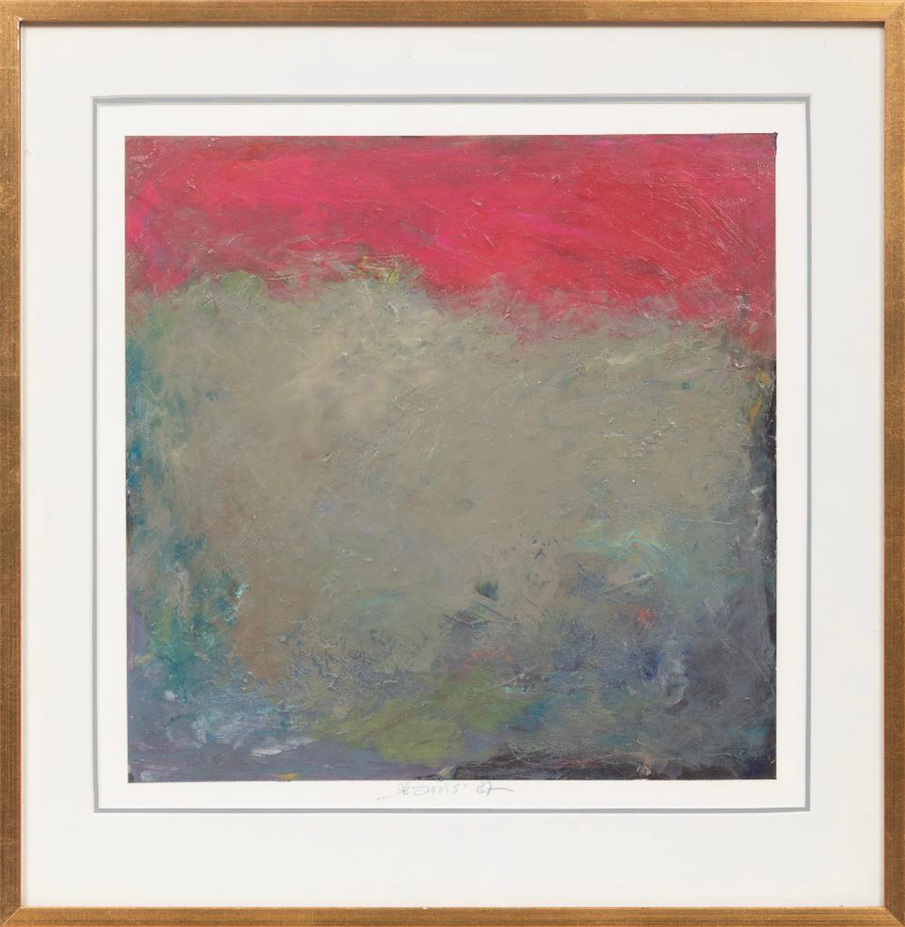 Harvey Sherman Harris, Study, 1987, oil on paper laid on board