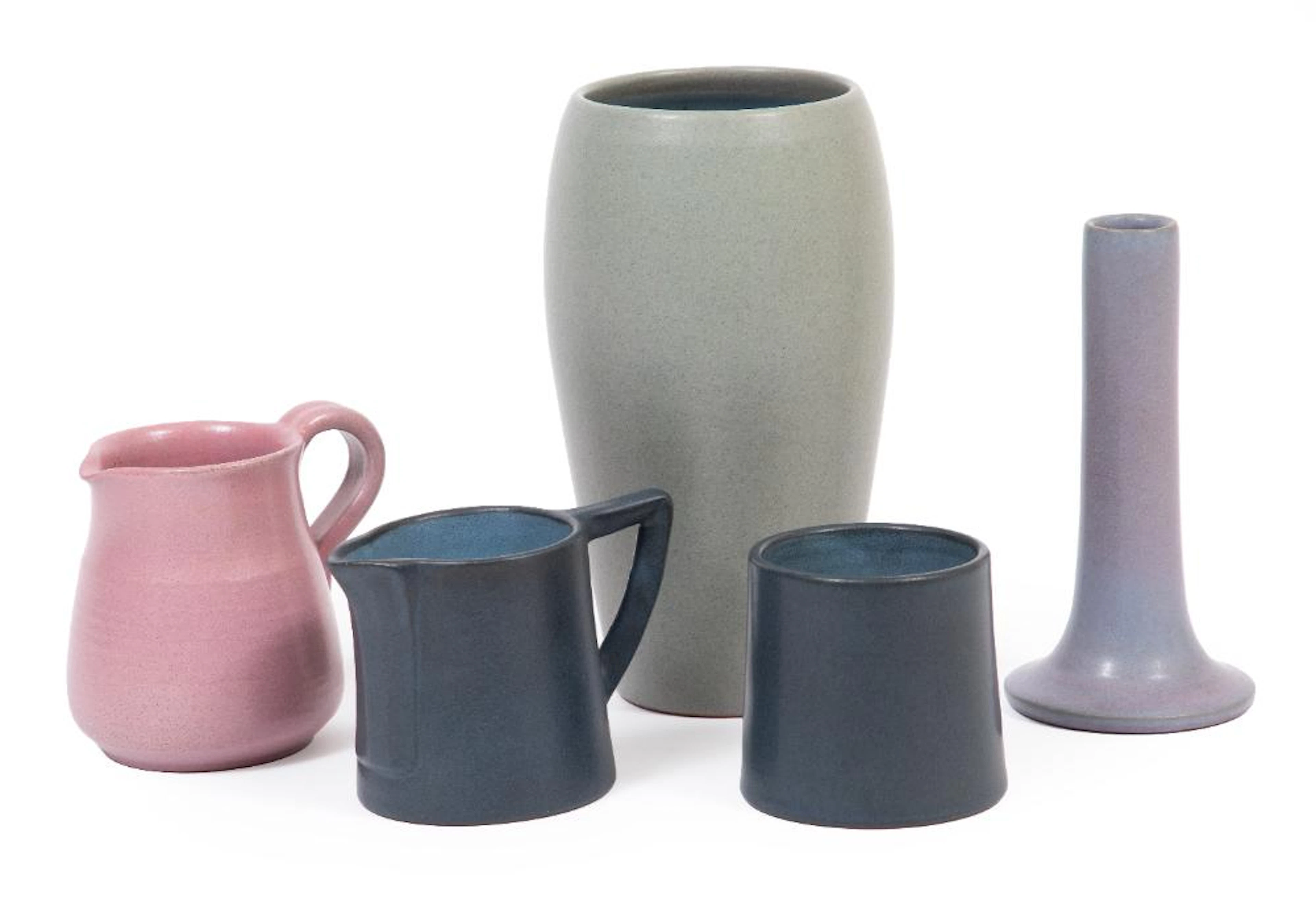 Five Marblehead Art Pottery Vessels