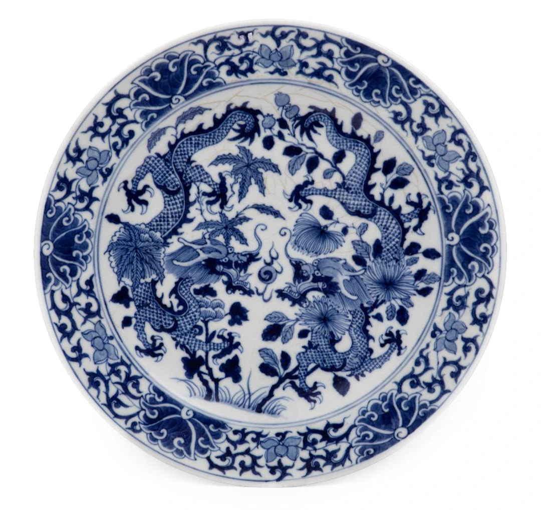 Chinese Blue and White Porcelain Charger