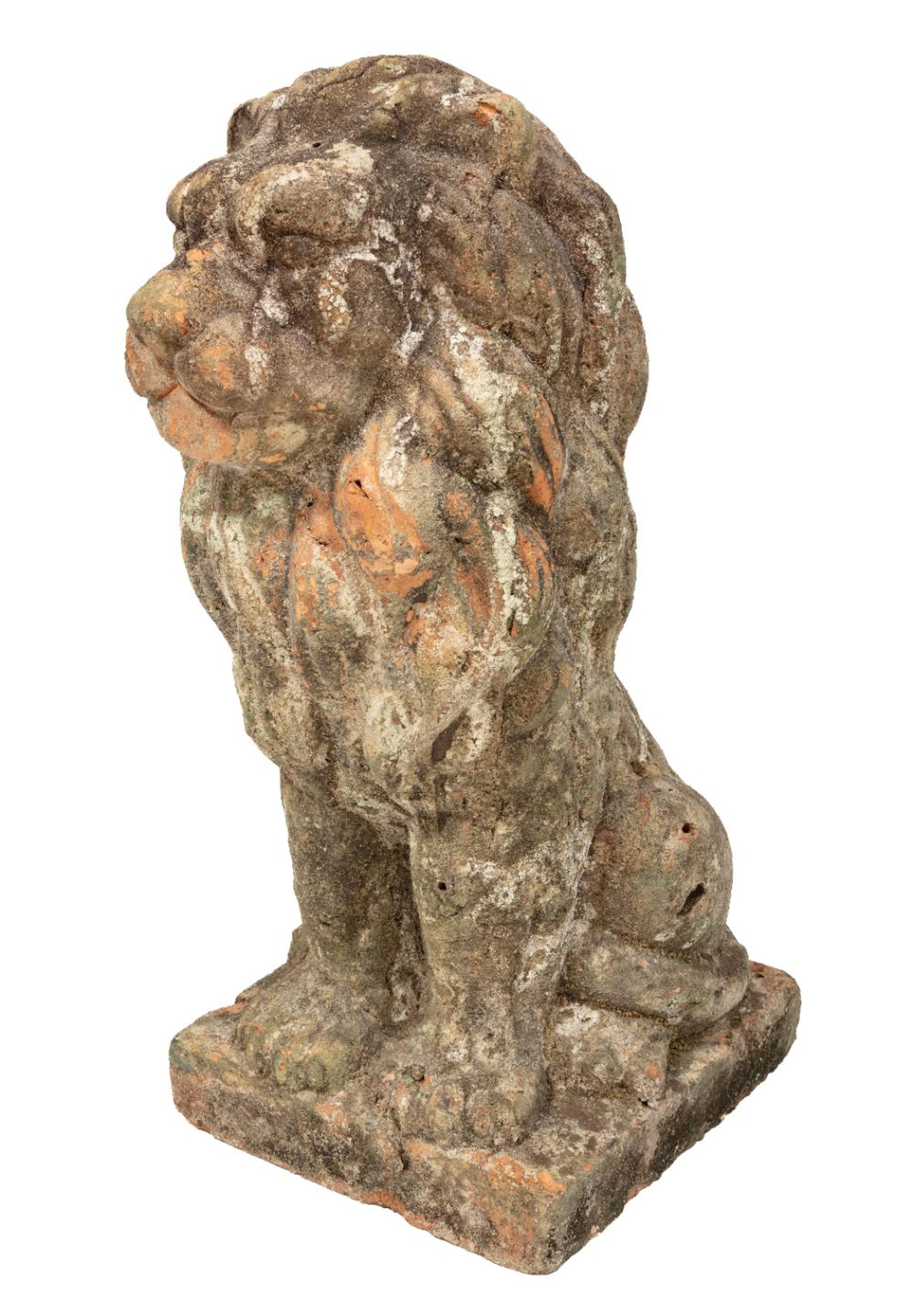 Terracotta Figure of a Lion