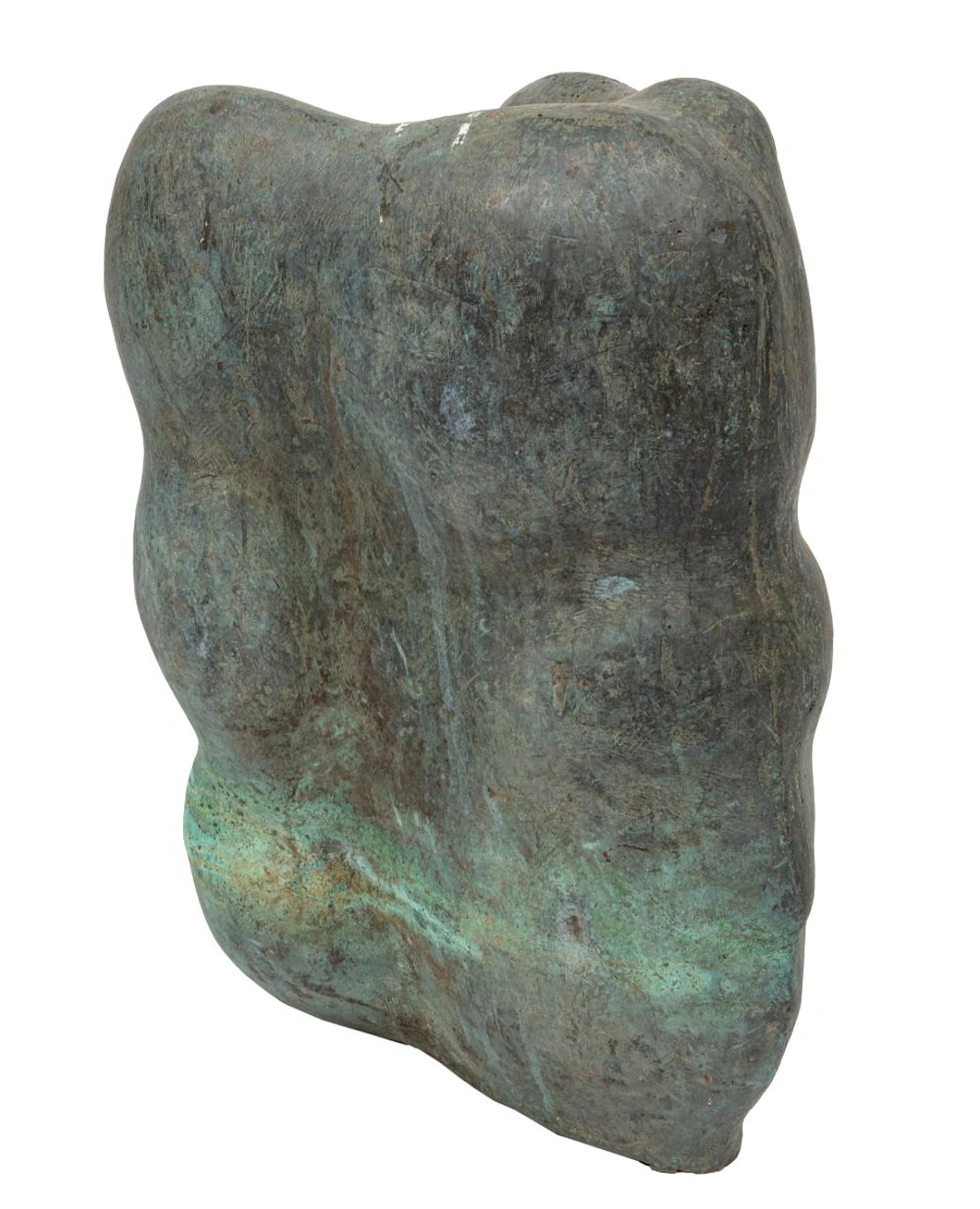 Jean Seidenberg, Face with Flowing Hair, bronze