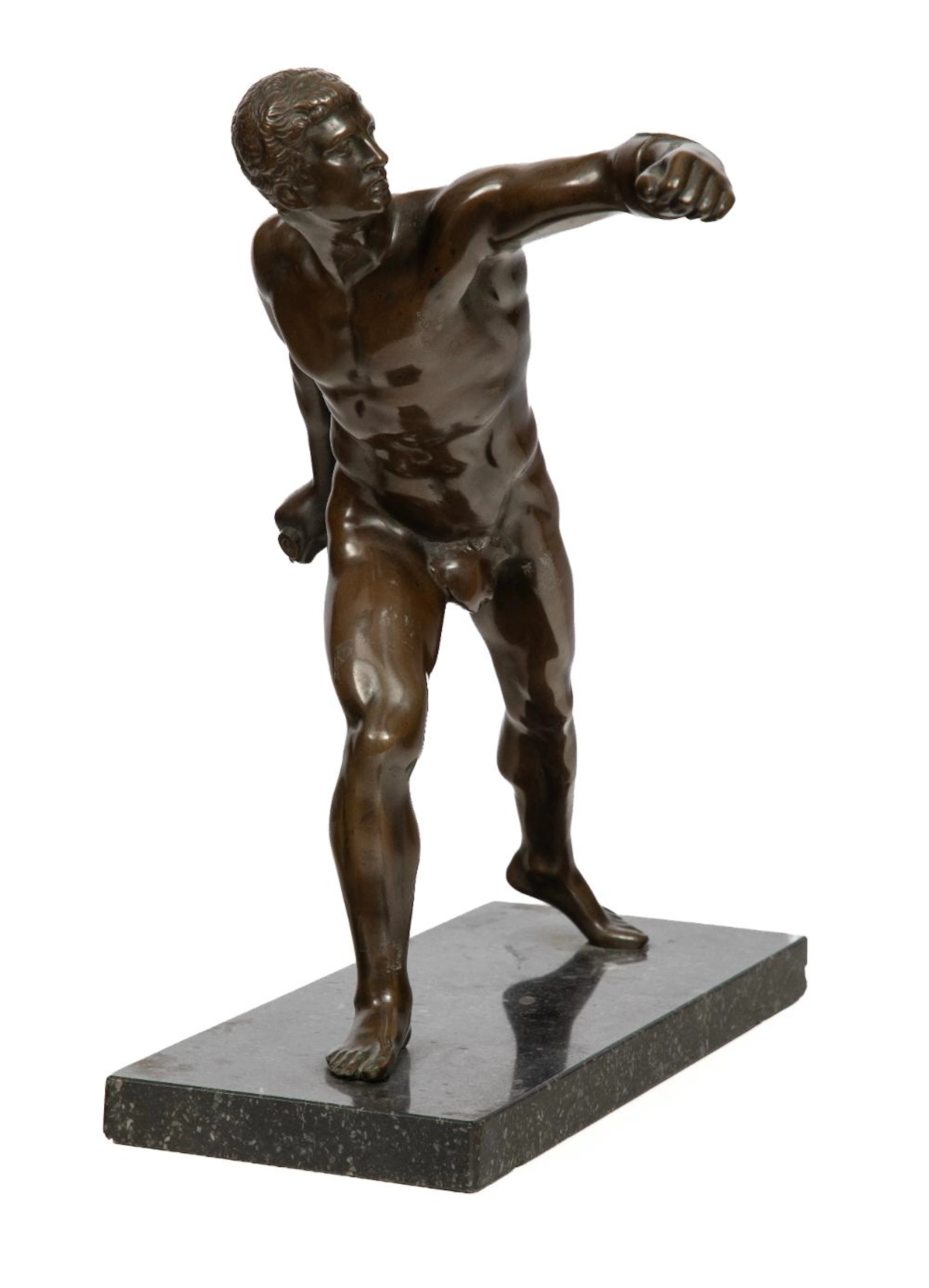 Bronze Figure of the Borghese Gladiator
