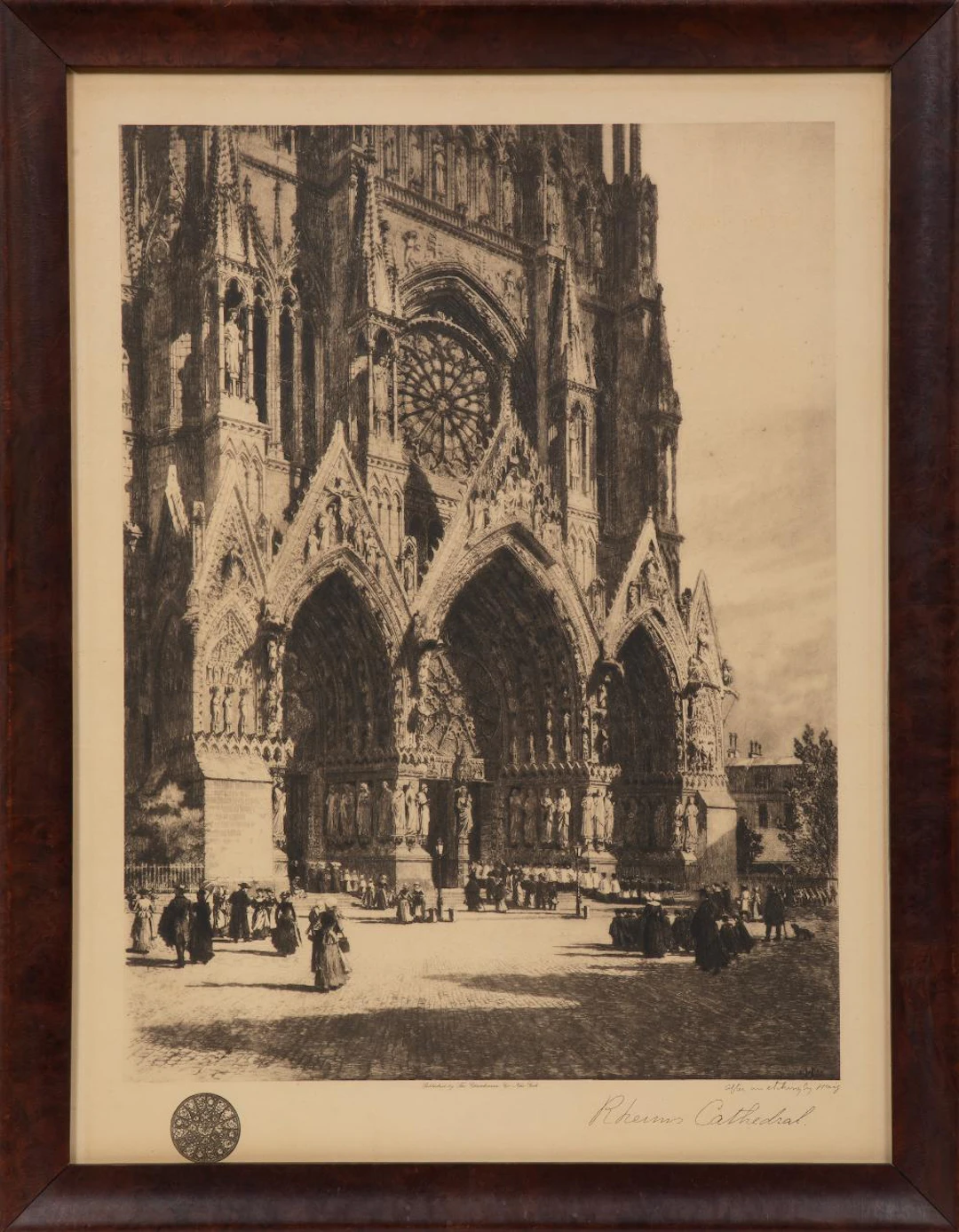 After Axel Herman Haig, Notre-Dame de Reims, c. 1924, collotype