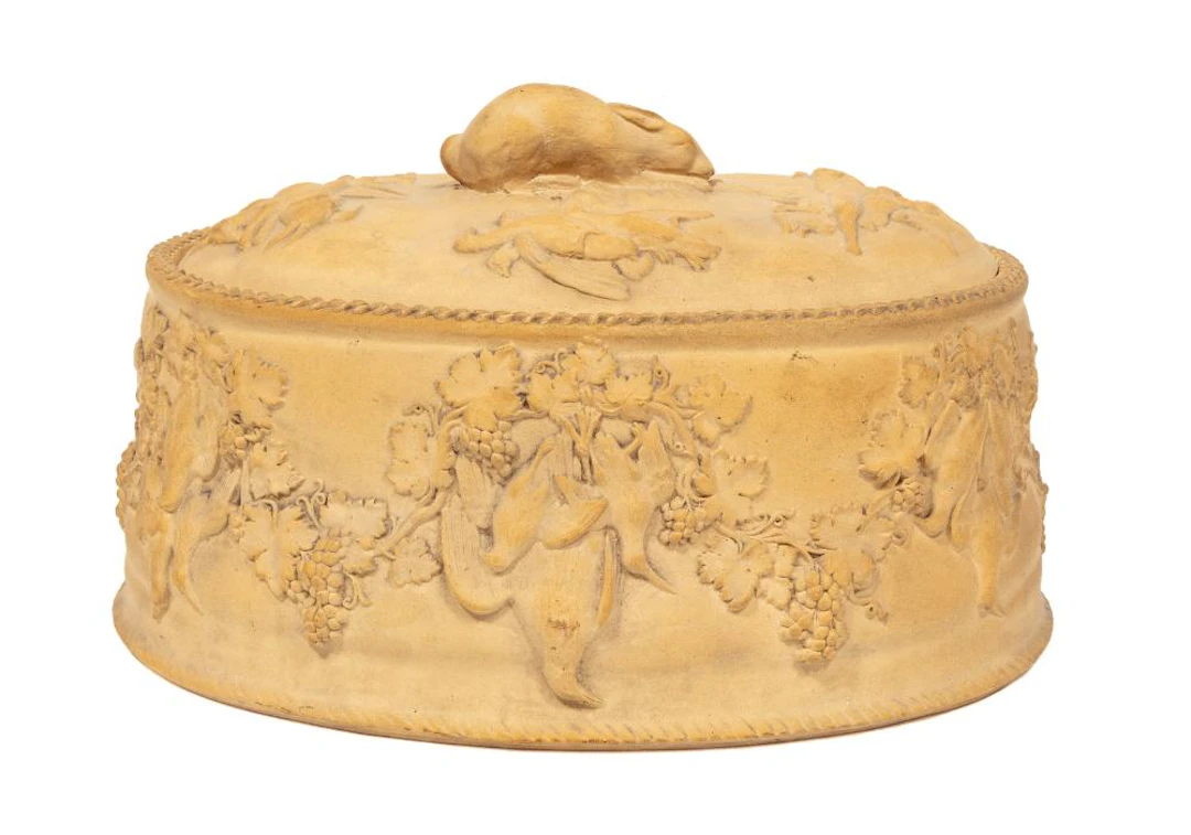 Antique Wedgwood Covered Game Pie Dish