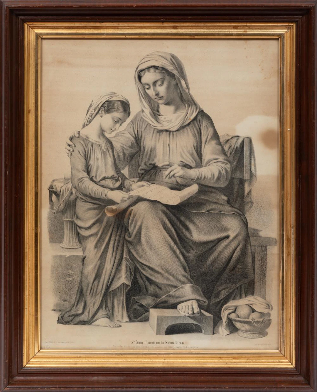 After Henri Felix Emmaunuel Philippoteaux, Sainte Anne Instuisant