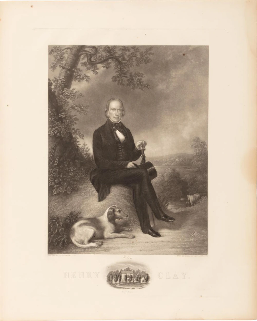 After John Wood Dodge, Henry Clay, engraving