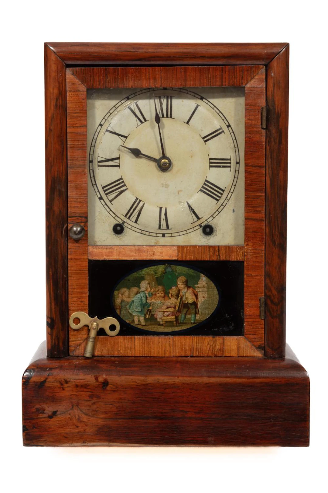 Seth Thomas Rosewood Eight-Day Mantel Clock