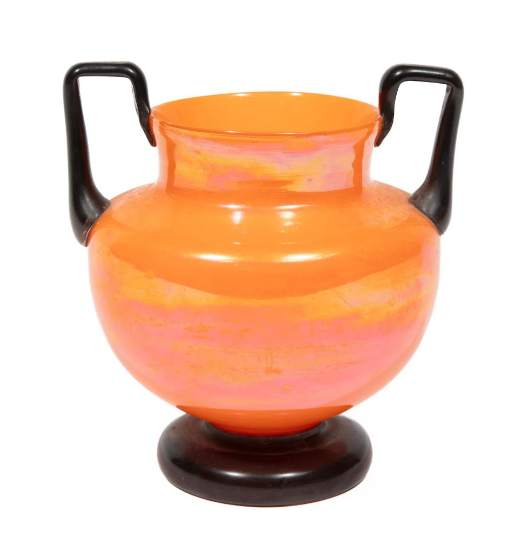 Michael Powolny-Style Glass Vase