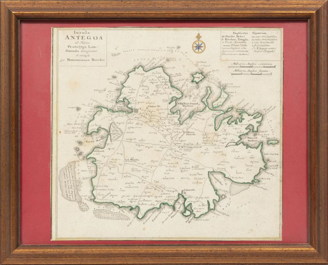 Homan Heirs Map of Antigua