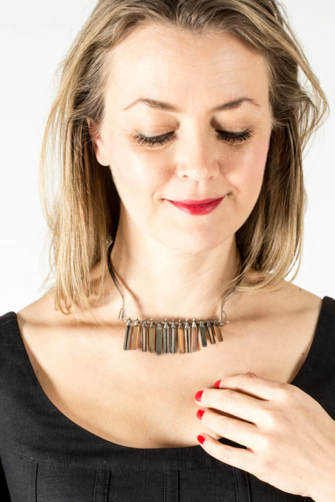 Silver neckring by Ibe Dahlquist