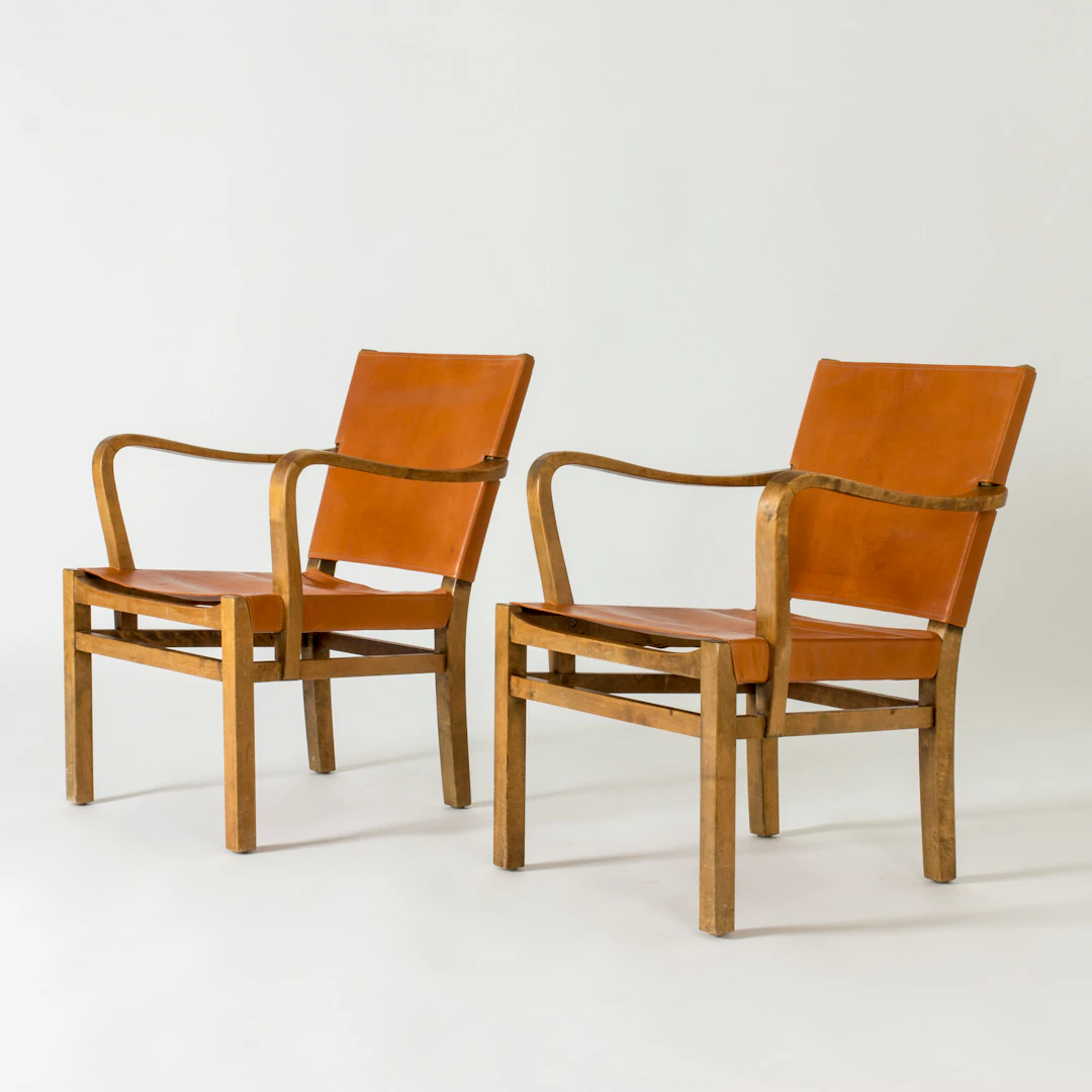 Pair of armchairs by Elias Svedberg
