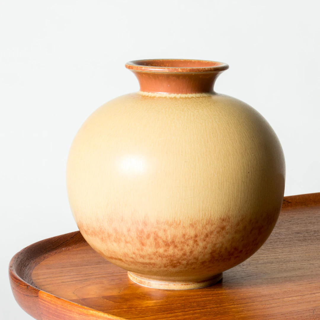 Stoneware Vase by Gunnar Nylund