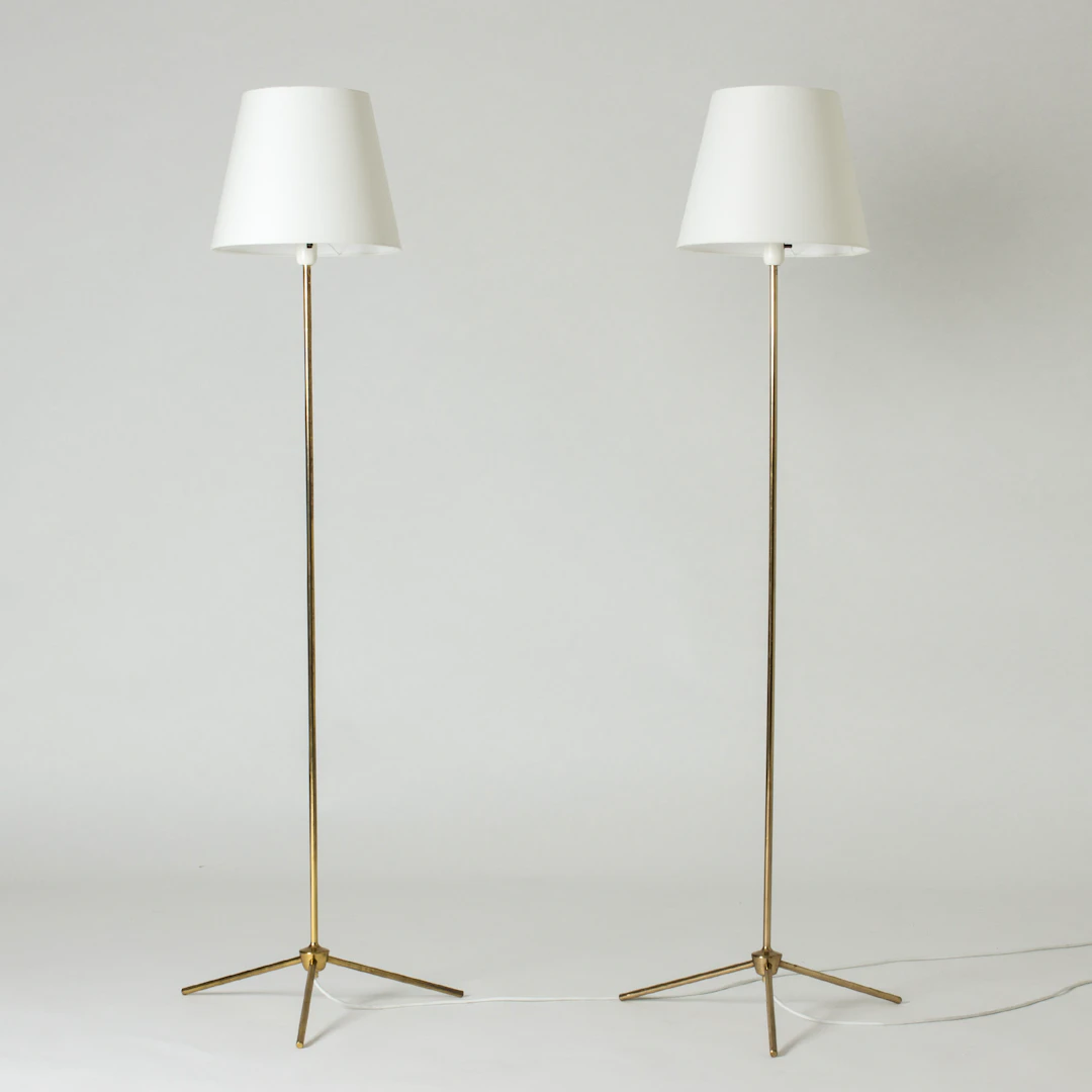 Modernist floor lamps from Bergboms
