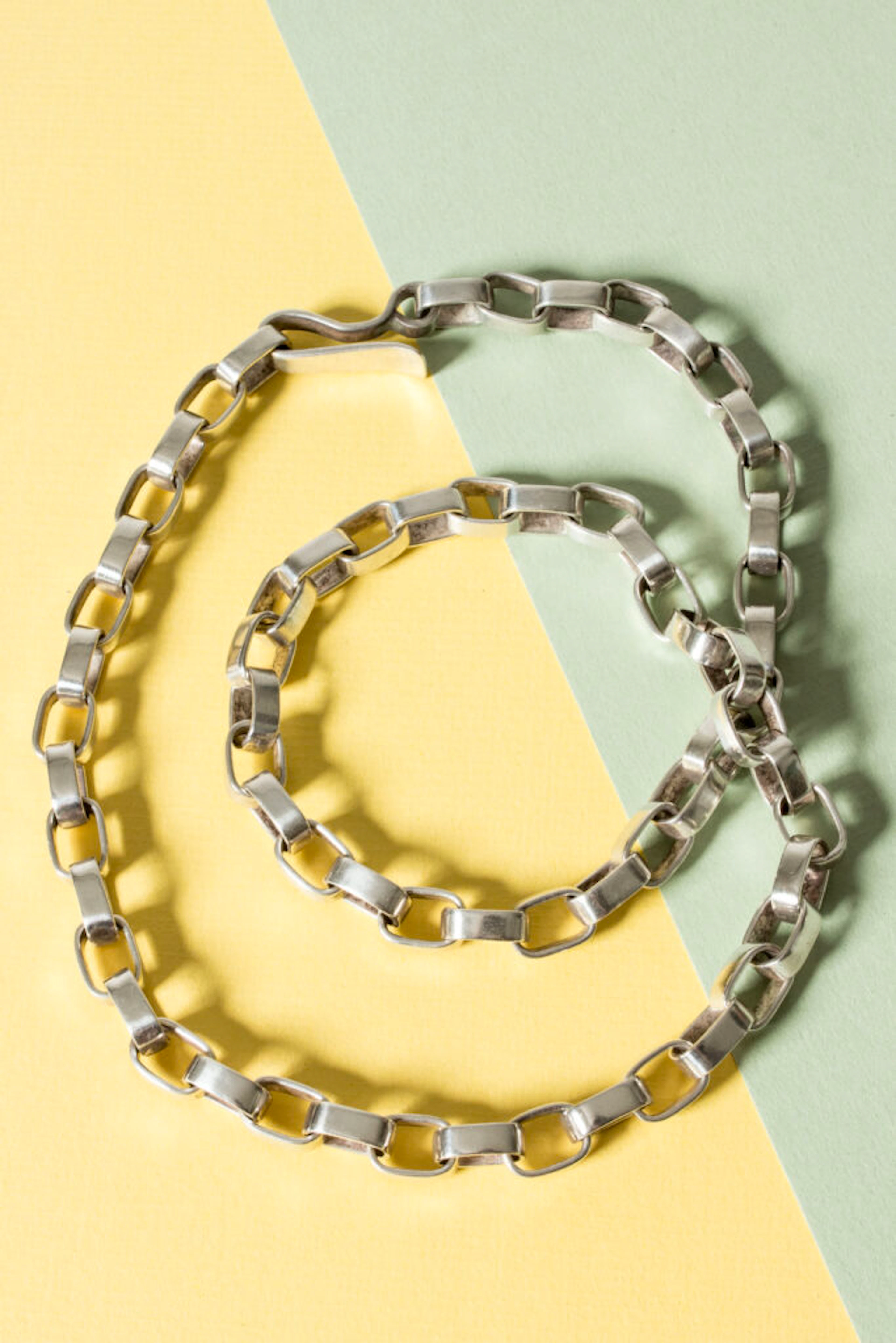 Silver chain necklace by Sven-Erik Högberg