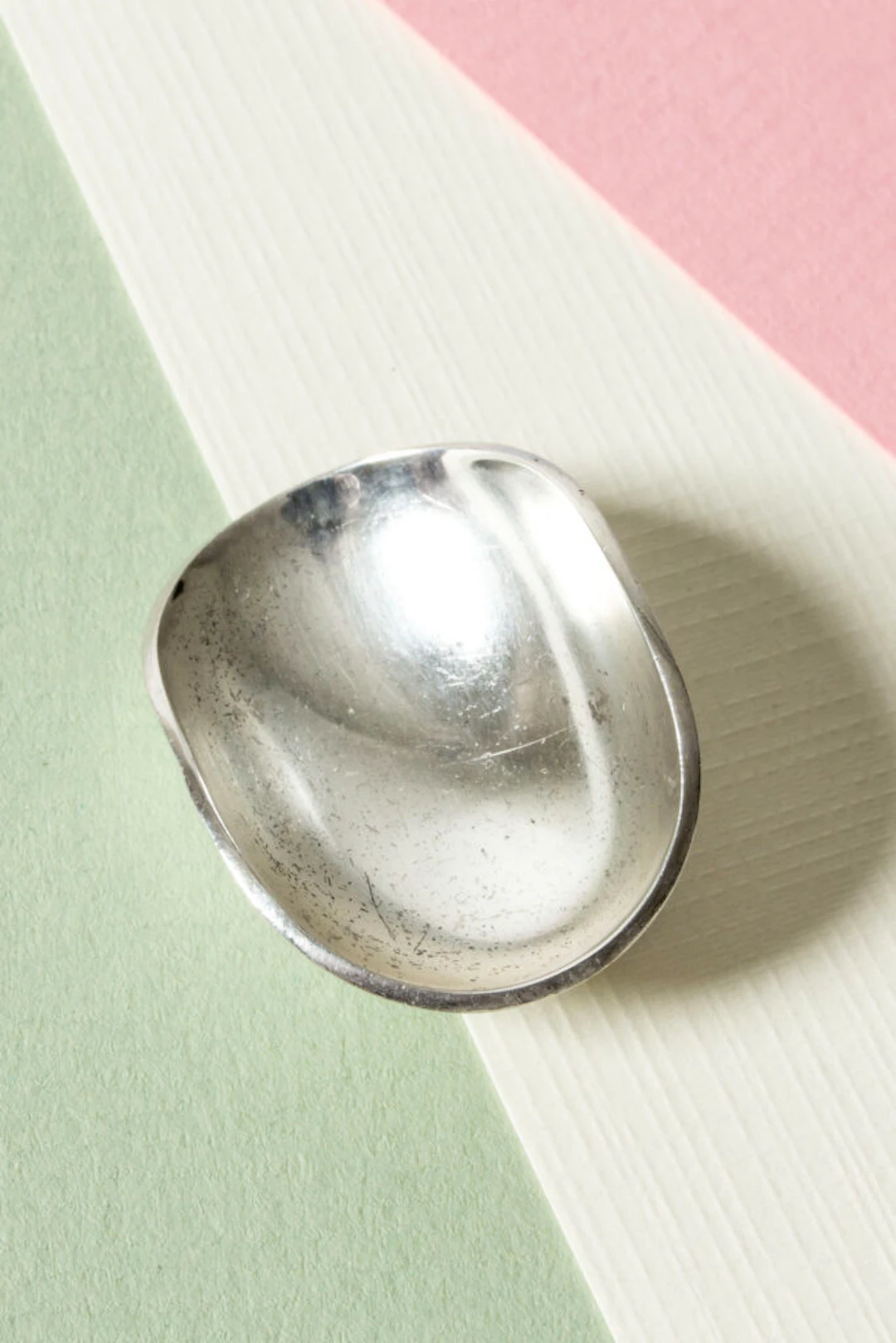 Silver “Bowls” brooch by Sigurd Persson